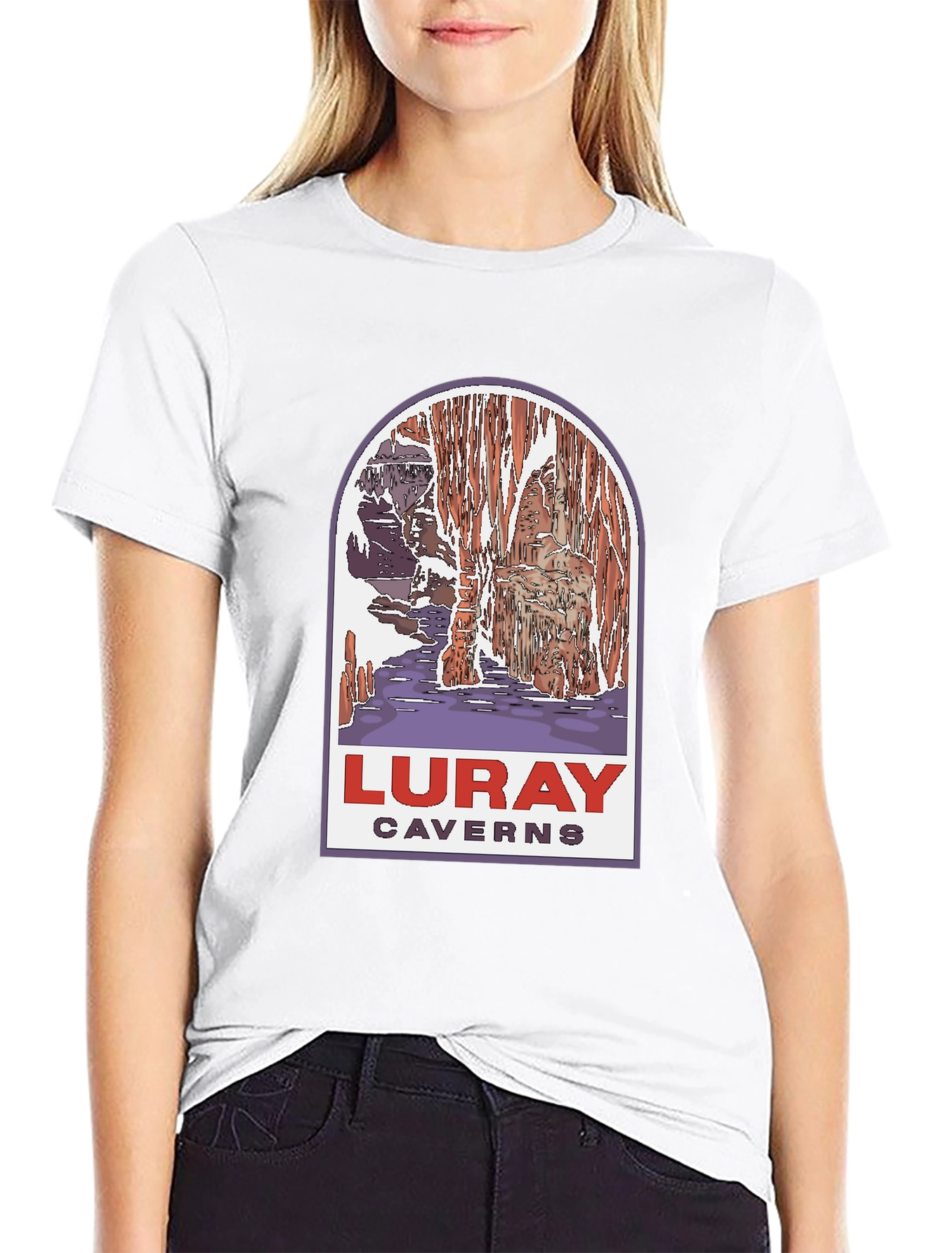 Luray Caverns Black T-Shirt