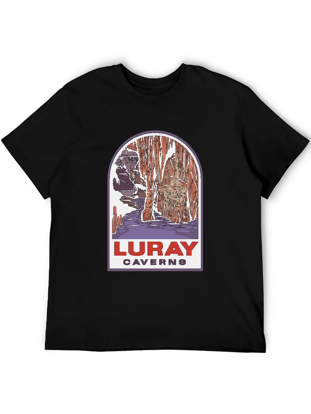 Luray Caverns Black T-Shirt