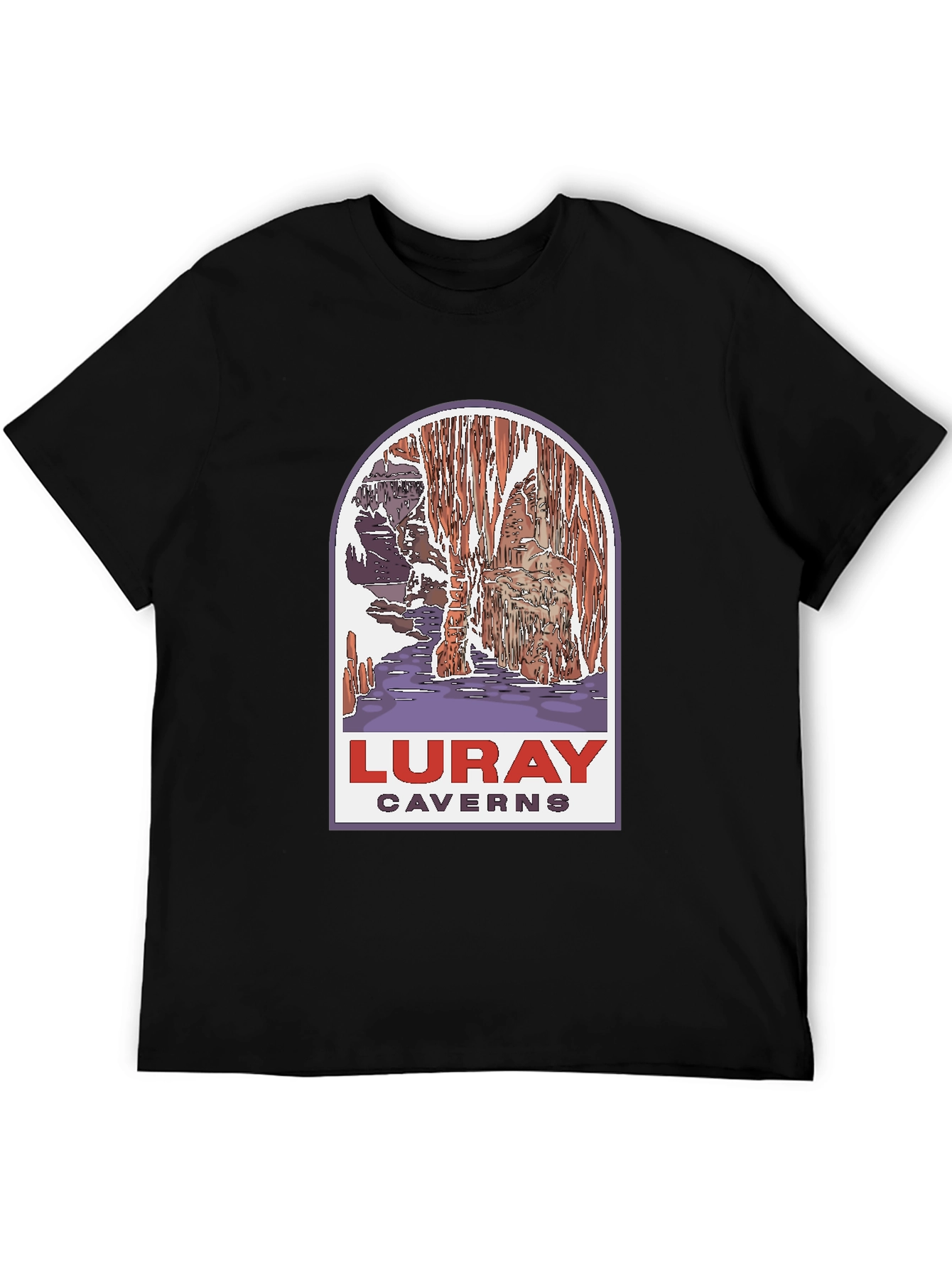 Luray Caverns Black T-Shirt