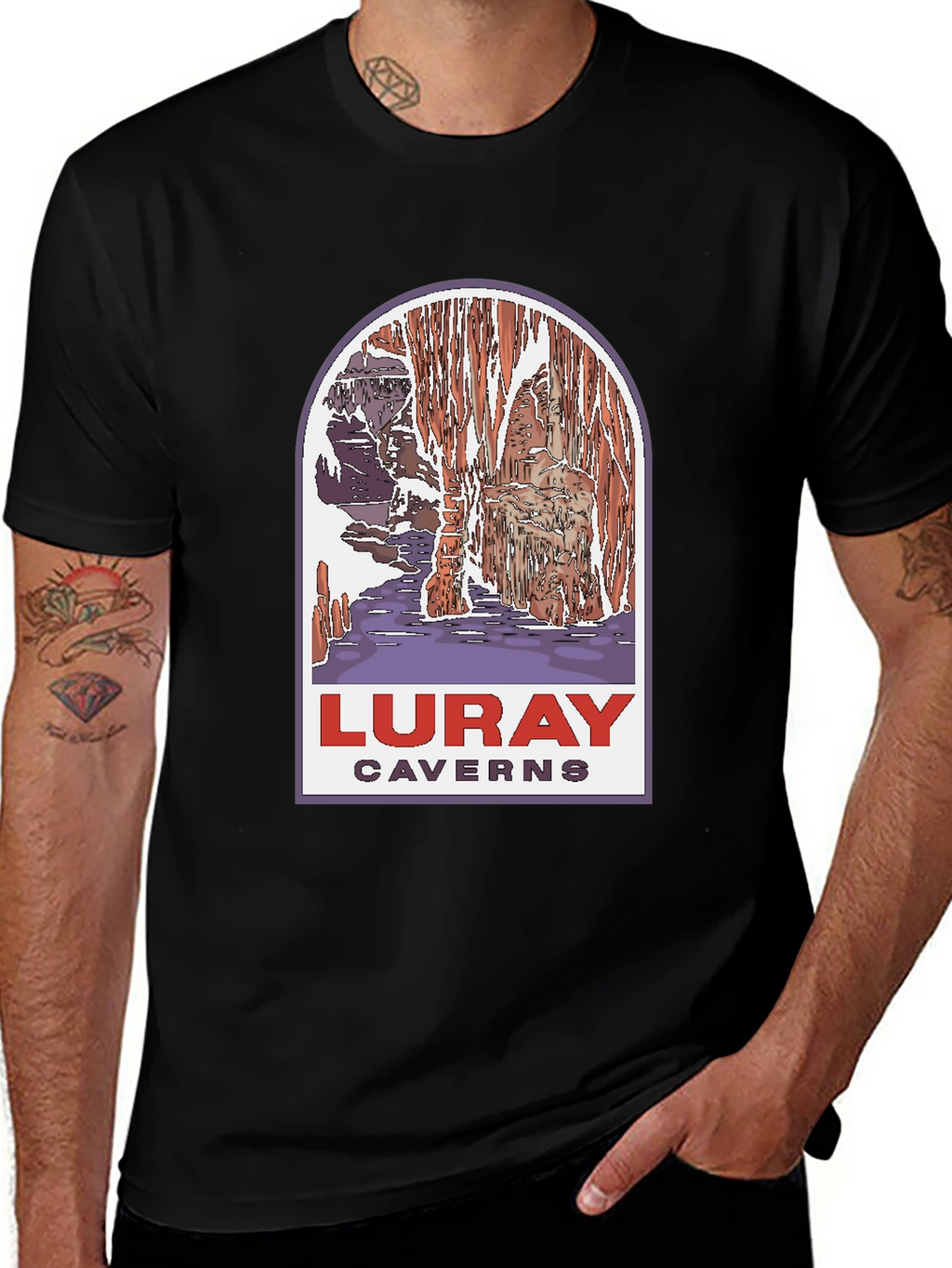 Luray Caverns Black T-Shirt