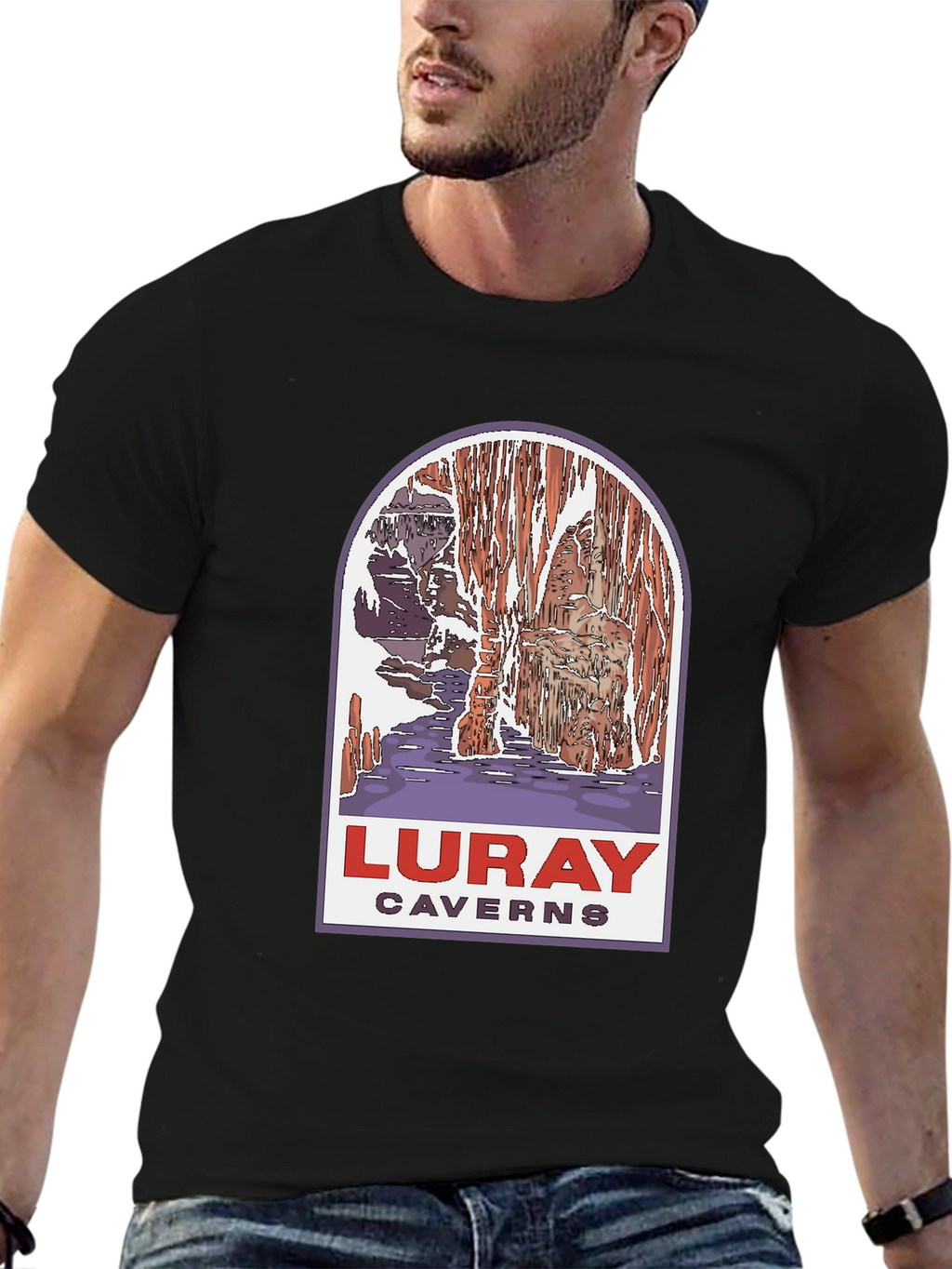 Luray Caverns Black T-Shirt