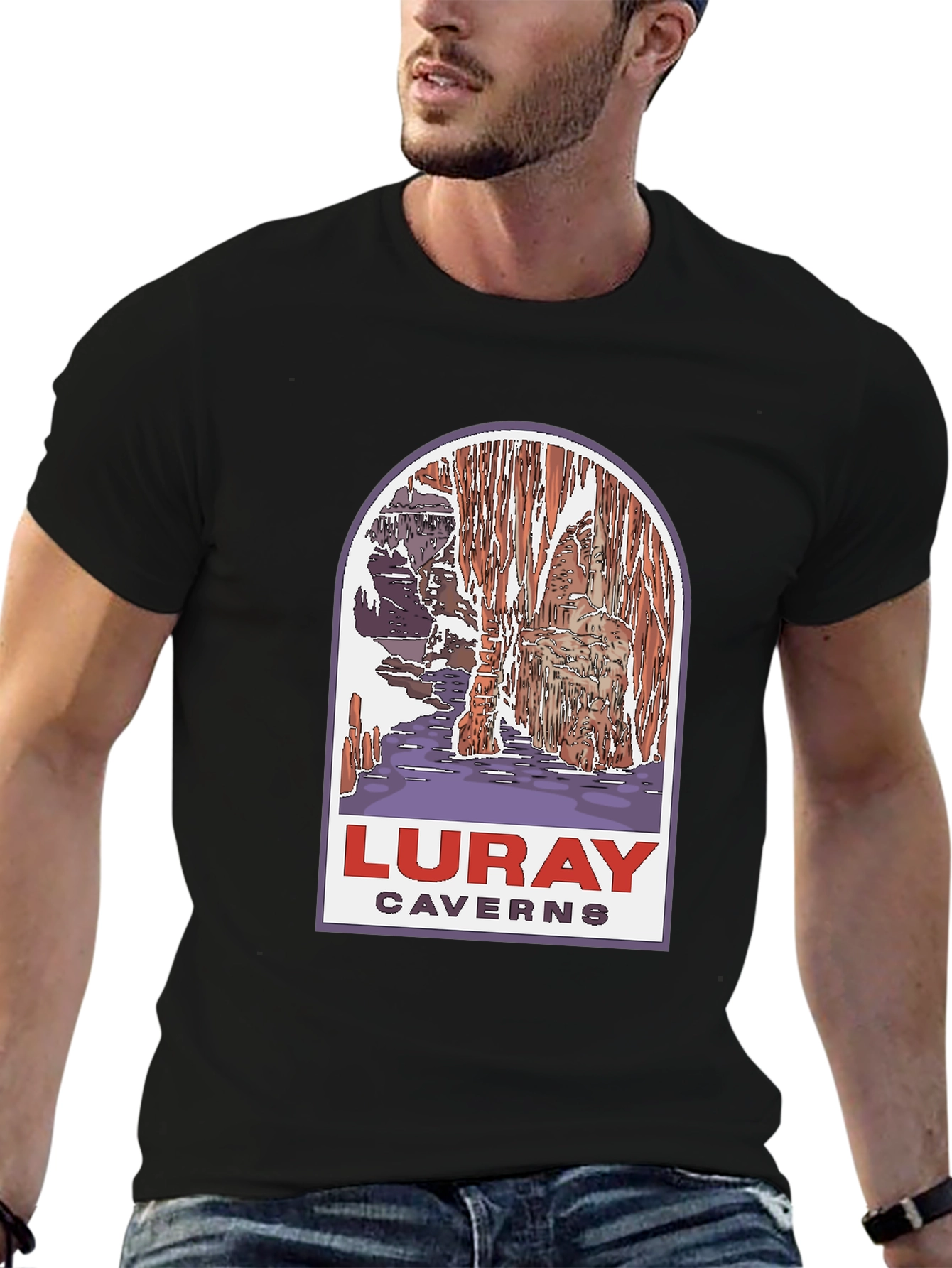 Luray Caverns Black T-Shirt