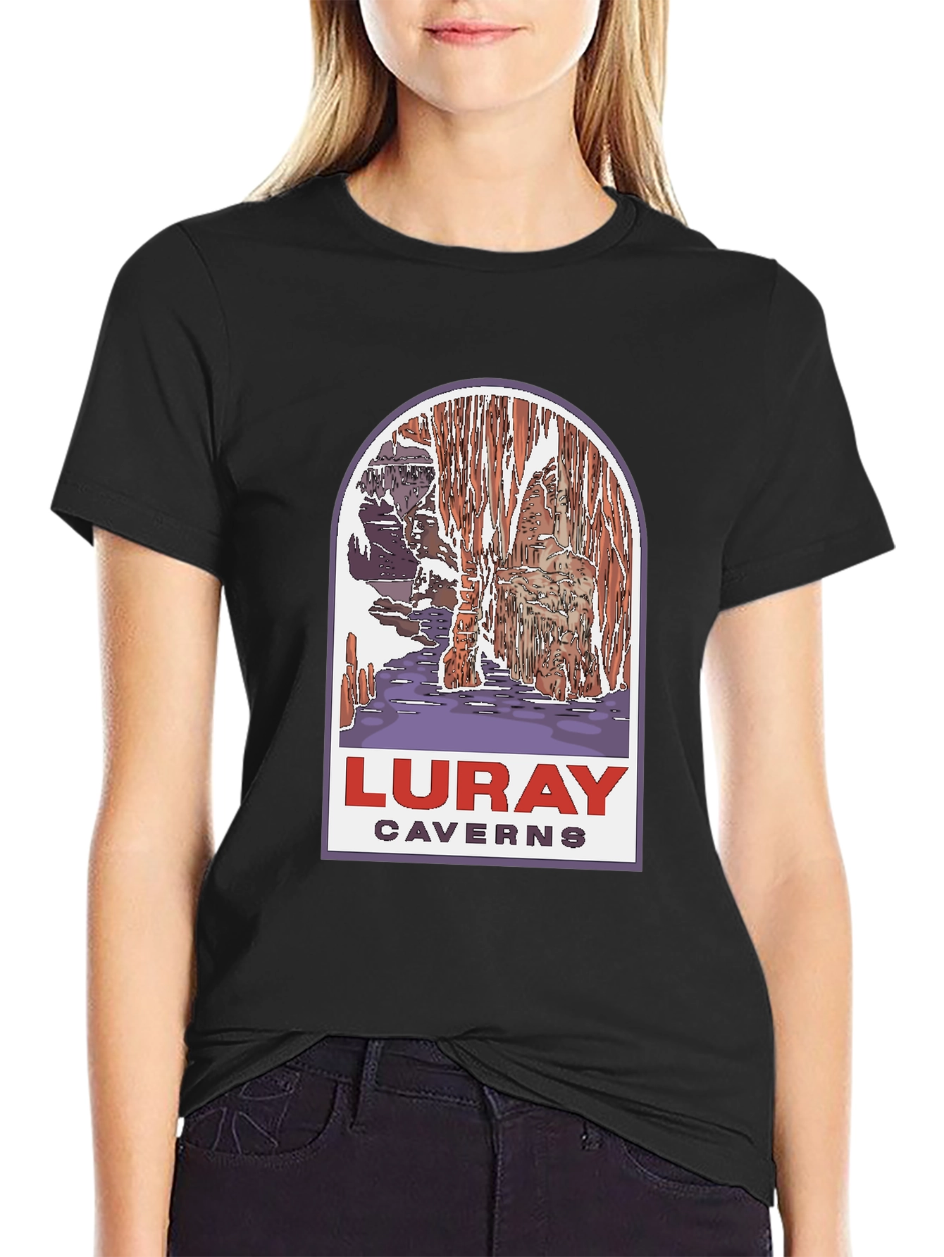 Luray Caverns Black T-Shirt