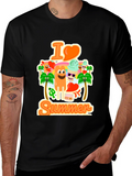 I Love Summer Graphic T-Shirt