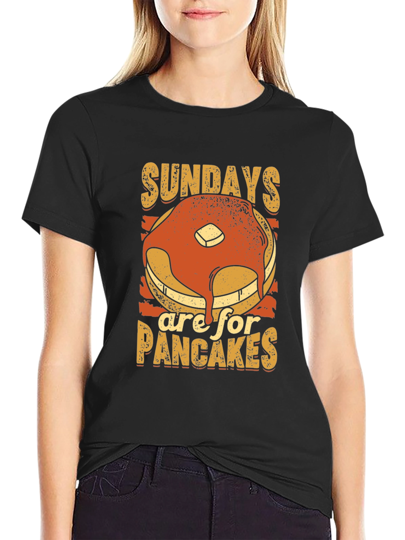 Sundays are for Pancakes Graphic T-Shirt