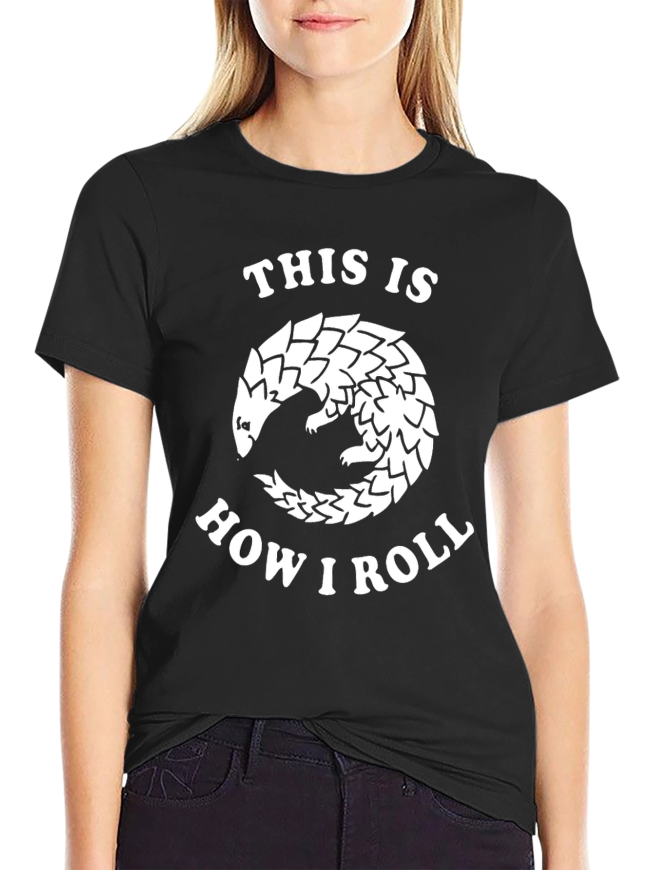 Pangolin How I Roll Graphic Tee