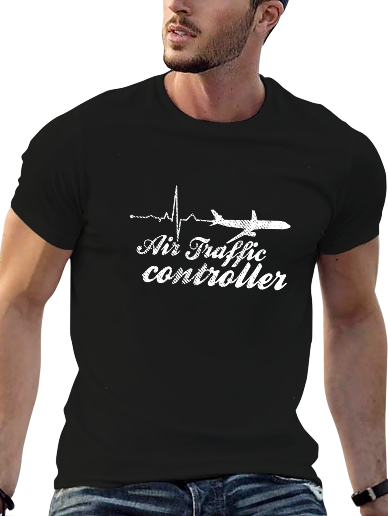 Air Traffic Controller Heartbeat T-Shirt