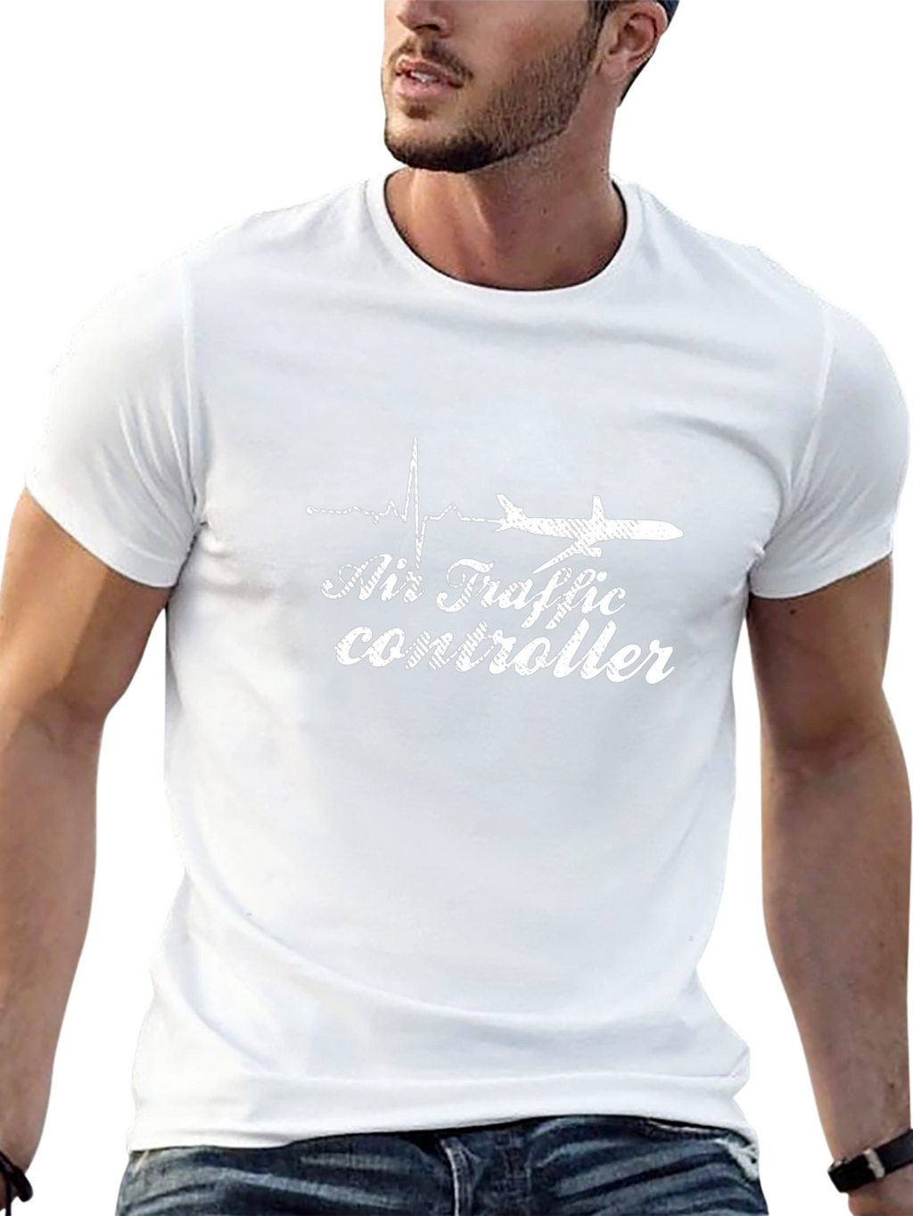 Air Traffic Controller Heartbeat T-Shirt