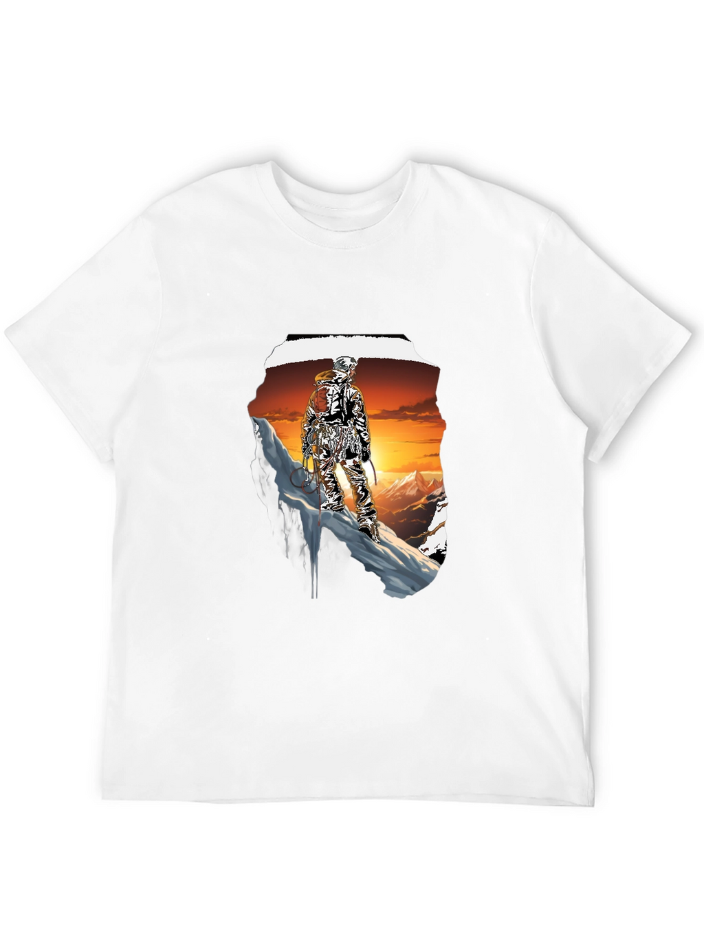 Mountaineer Graphic Print T-Shirt