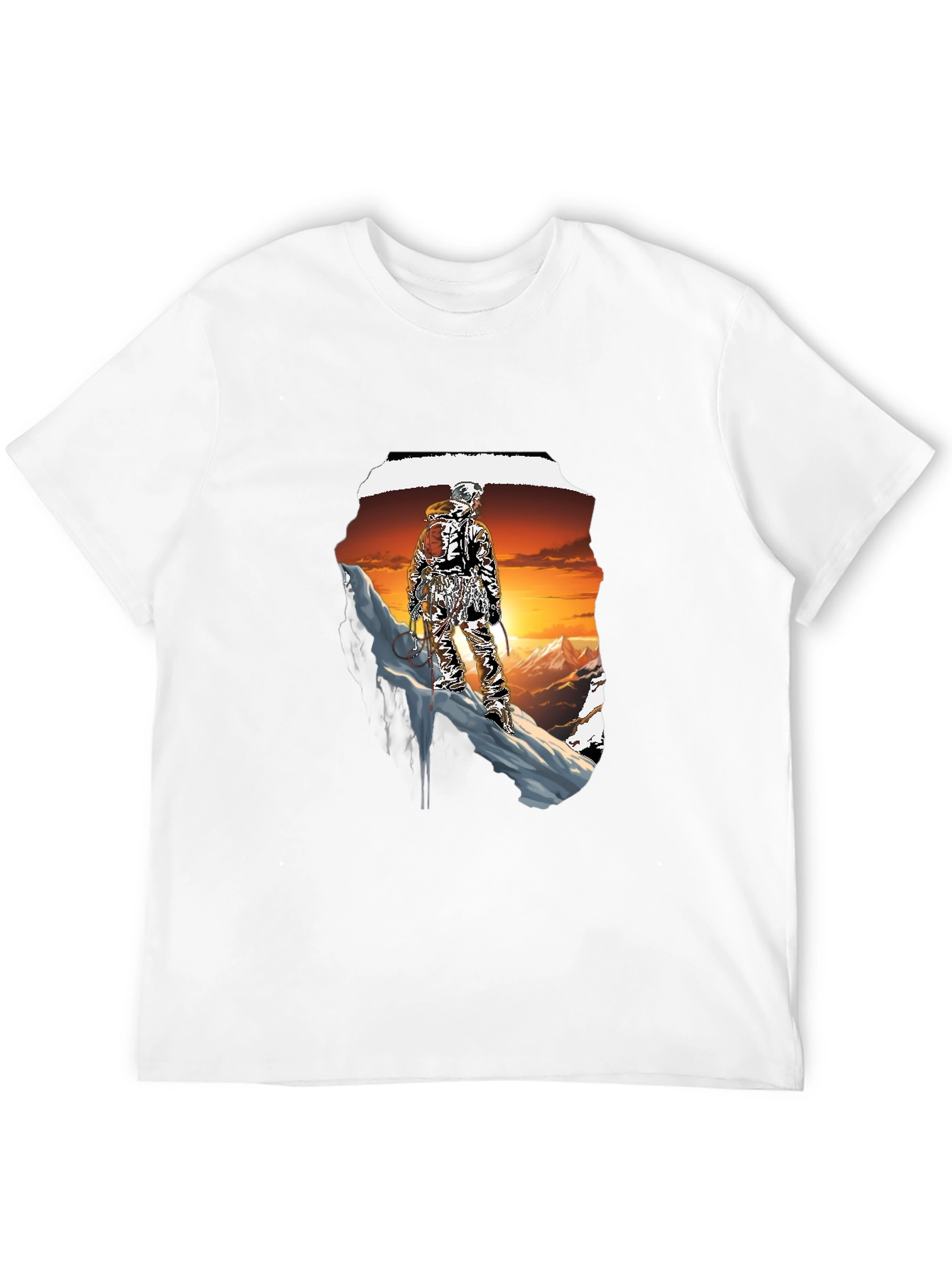 Mountaineer Graphic Print T-Shirt