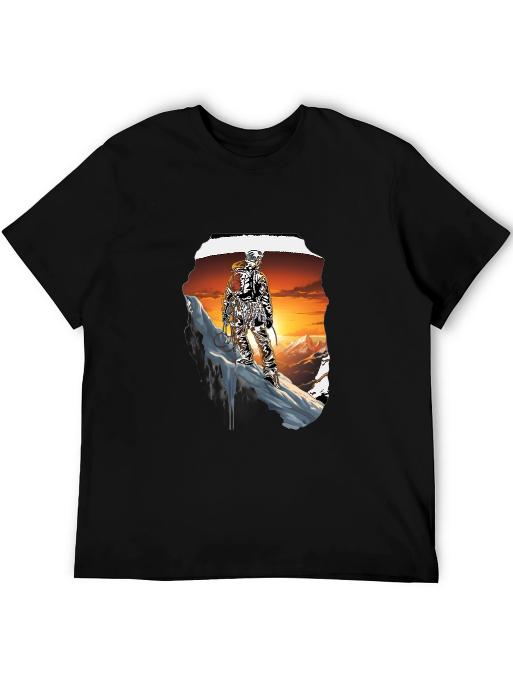 Mountaineer Graphic Print T-Shirt