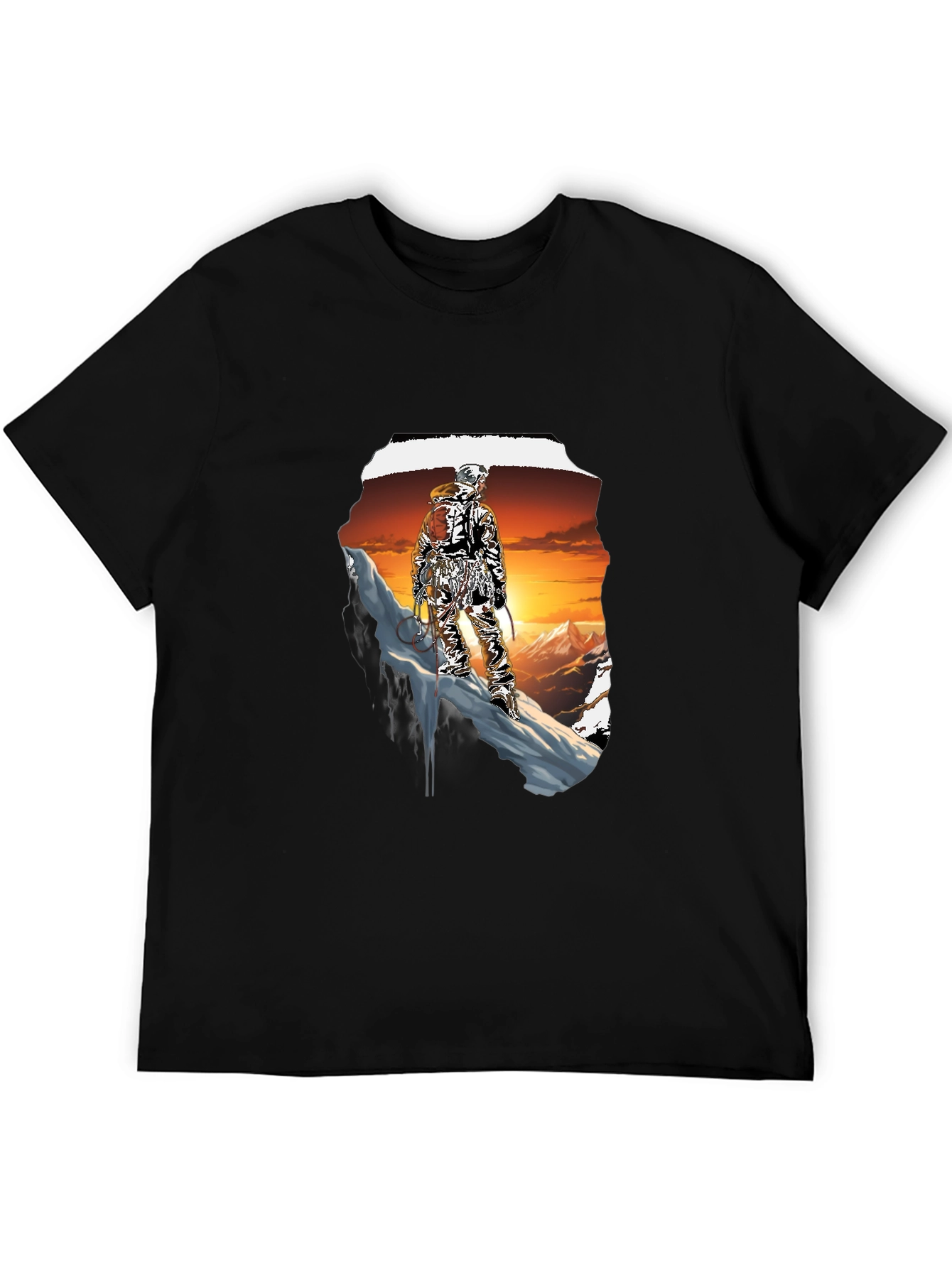Mountaineer Graphic Print T-Shirt