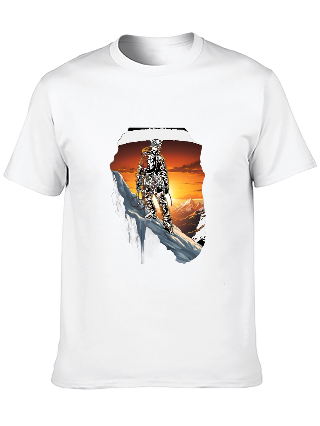 Mountaineer Graphic Print T-Shirt