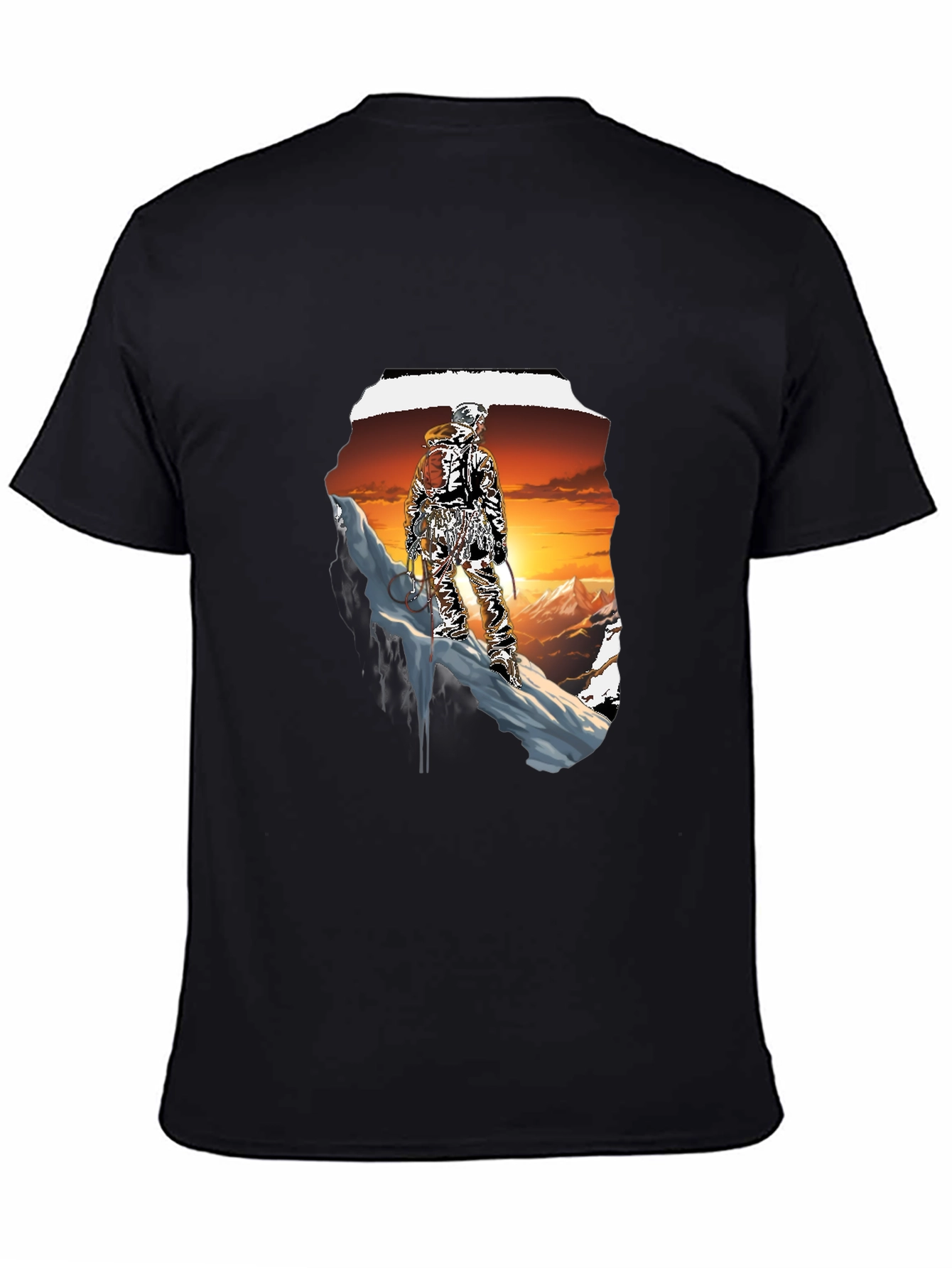 Mountaineer Graphic Print T-Shirt