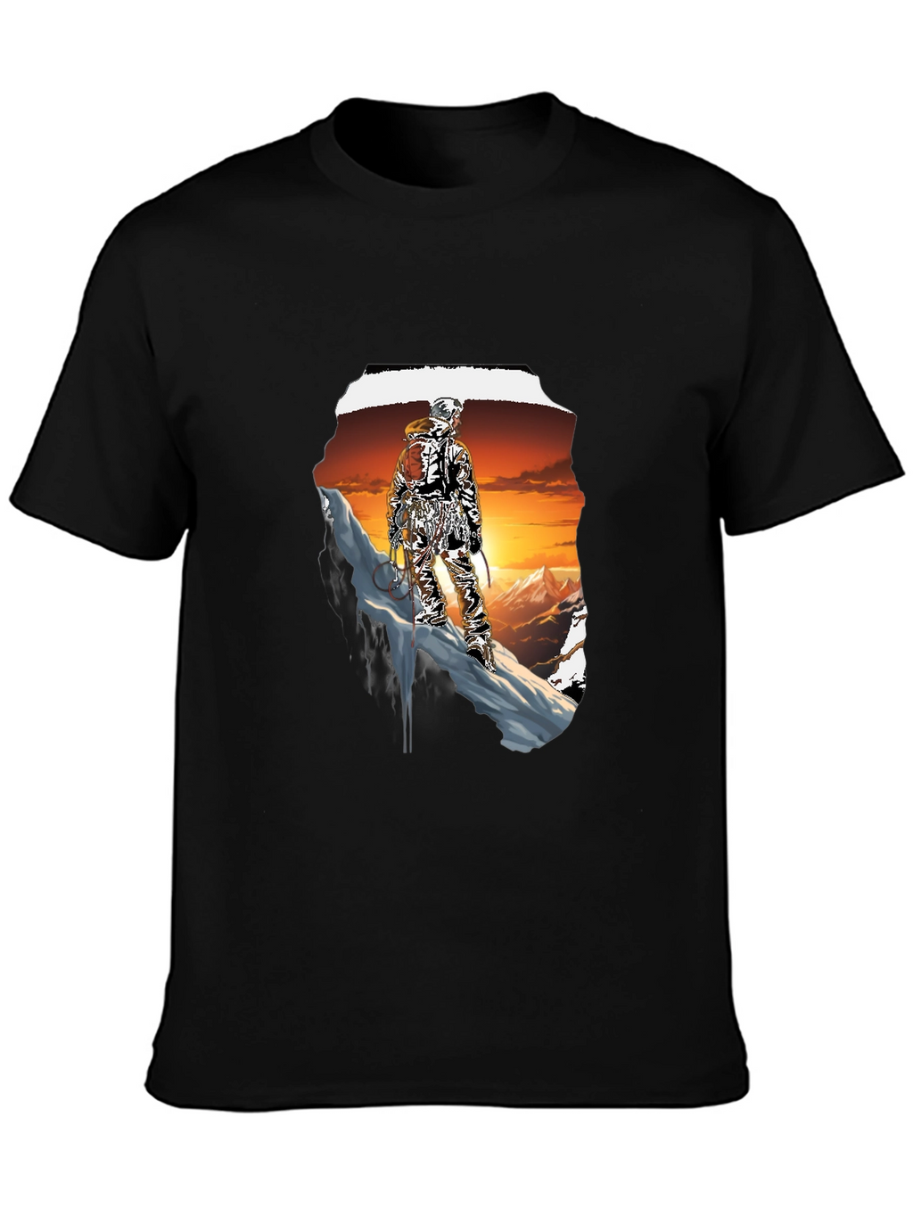 Mountaineer Graphic Print T-Shirt