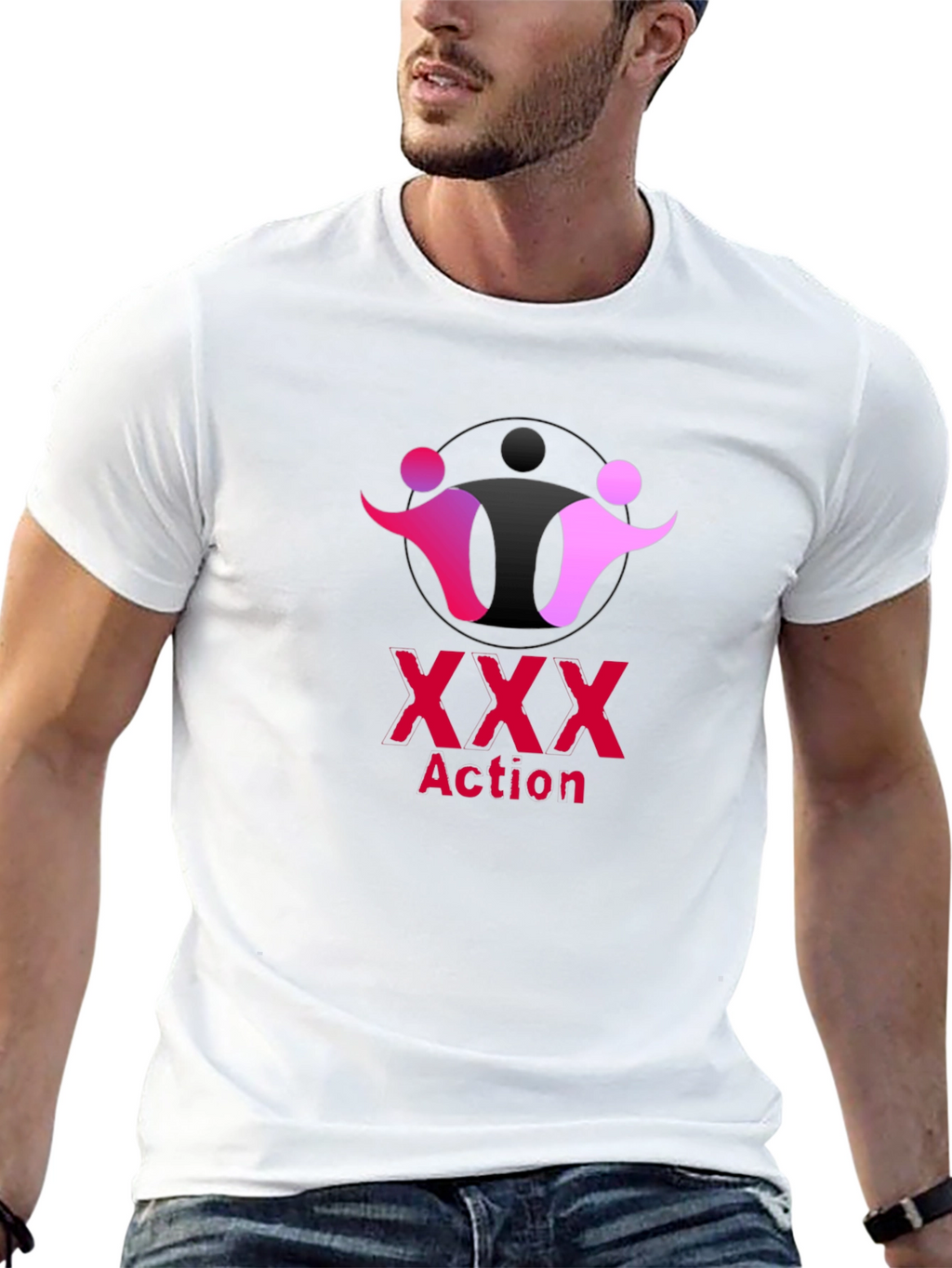 XXX Action Graphic Tee - Black