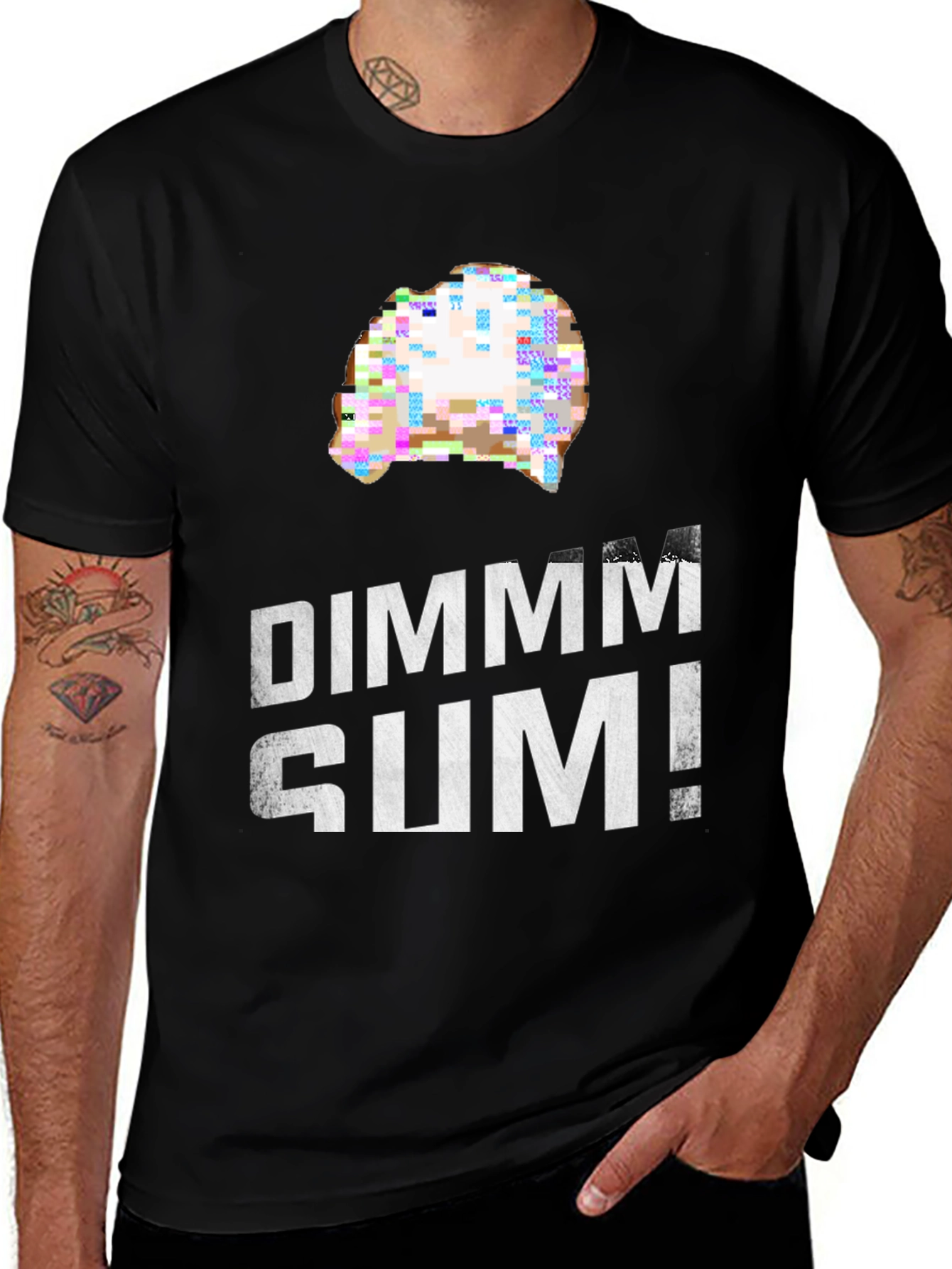 Dimm Sum Funny T-Shirt - Food Pun Humor Tee