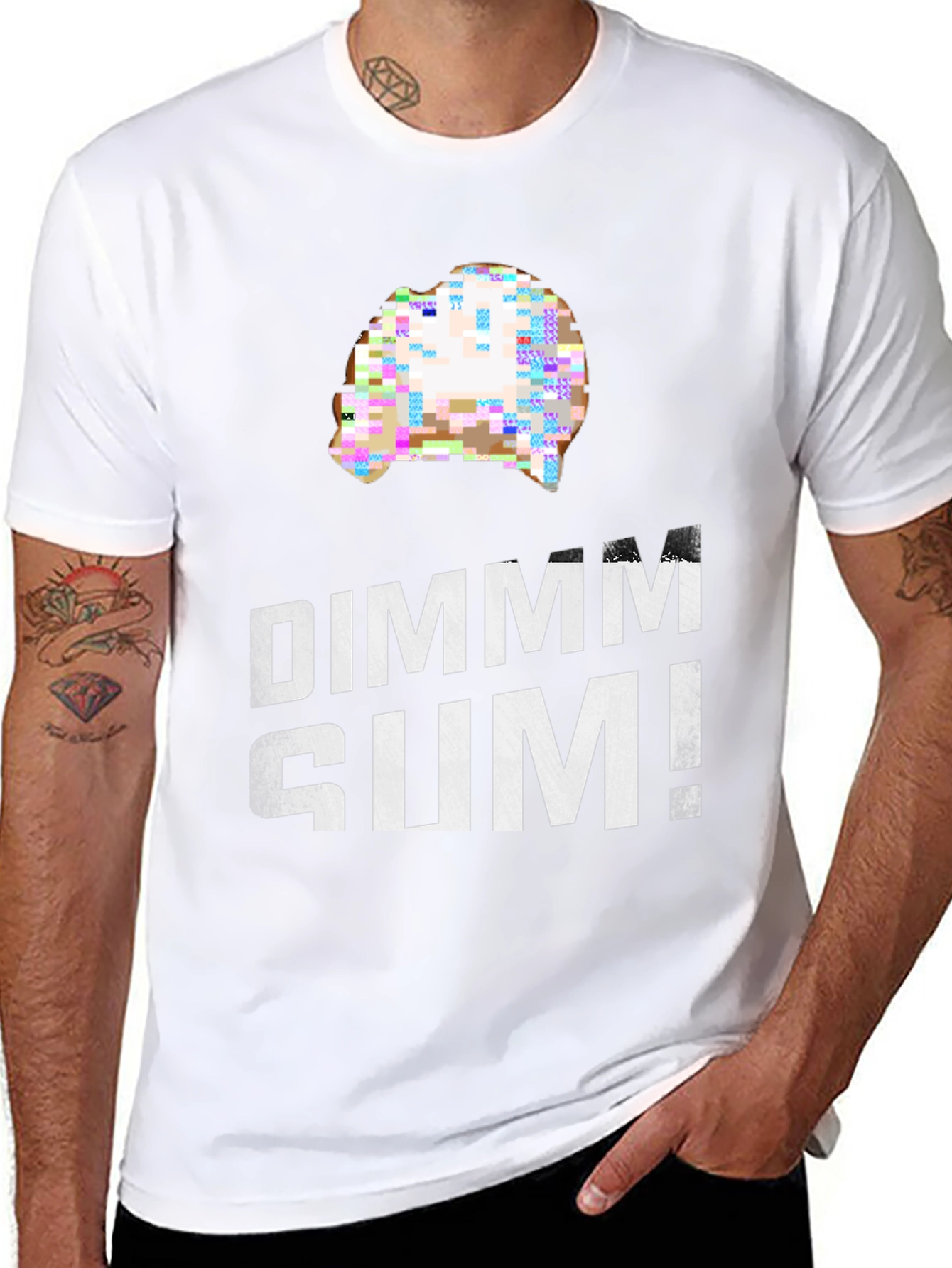 Dimm Sum Funny T-Shirt - Food Pun Humor Tee