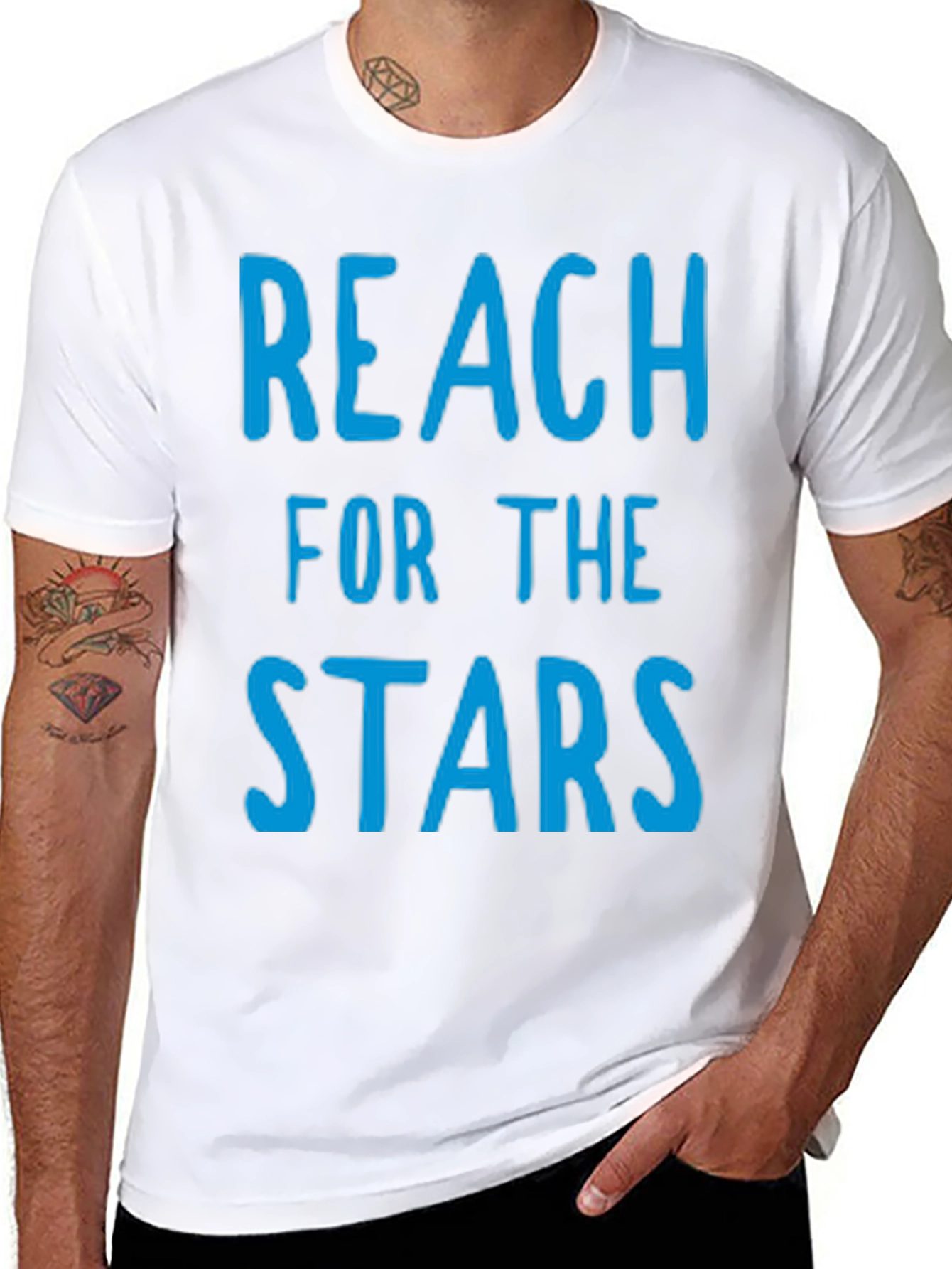 Reach for the Stars Graphic Tee - Black