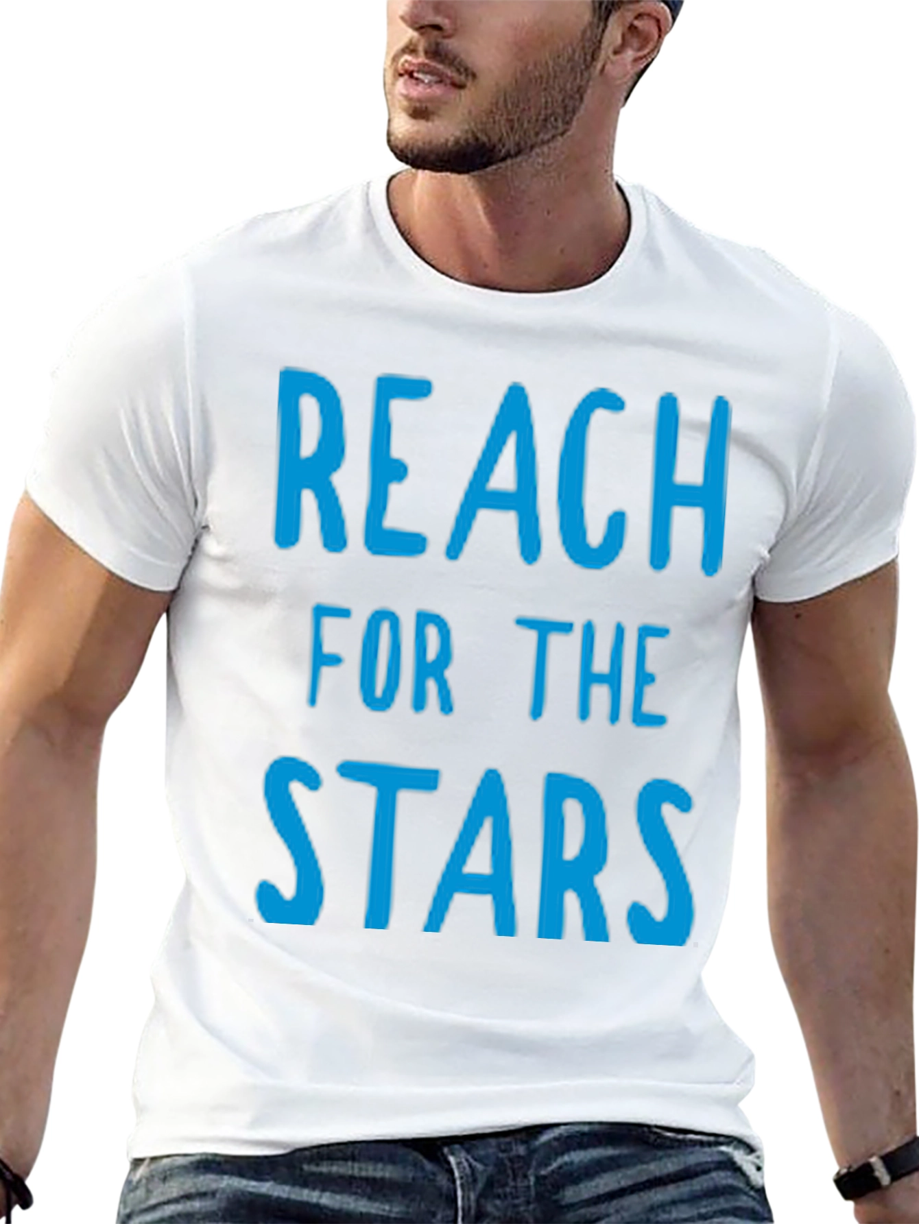 Reach for the Stars Graphic Tee - Black