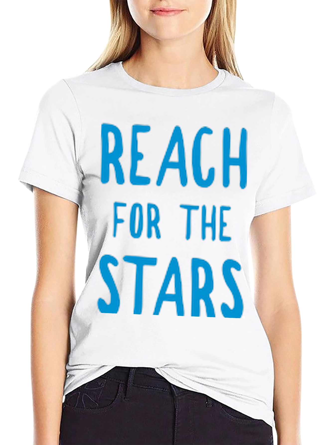 Reach for the Stars Graphic Tee - Black