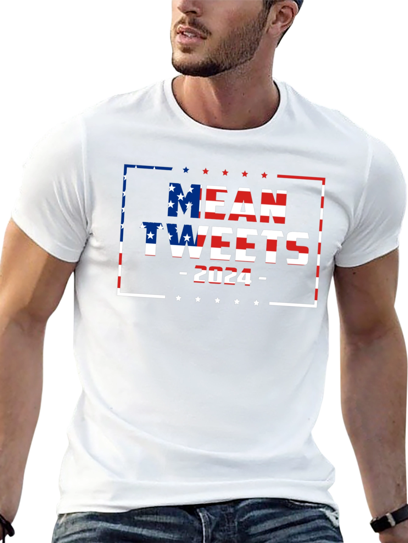 Mean Tweets 2024 Political Graphic T-Shirt
