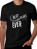 Best Ever Music Notes Graphic Tee - Black