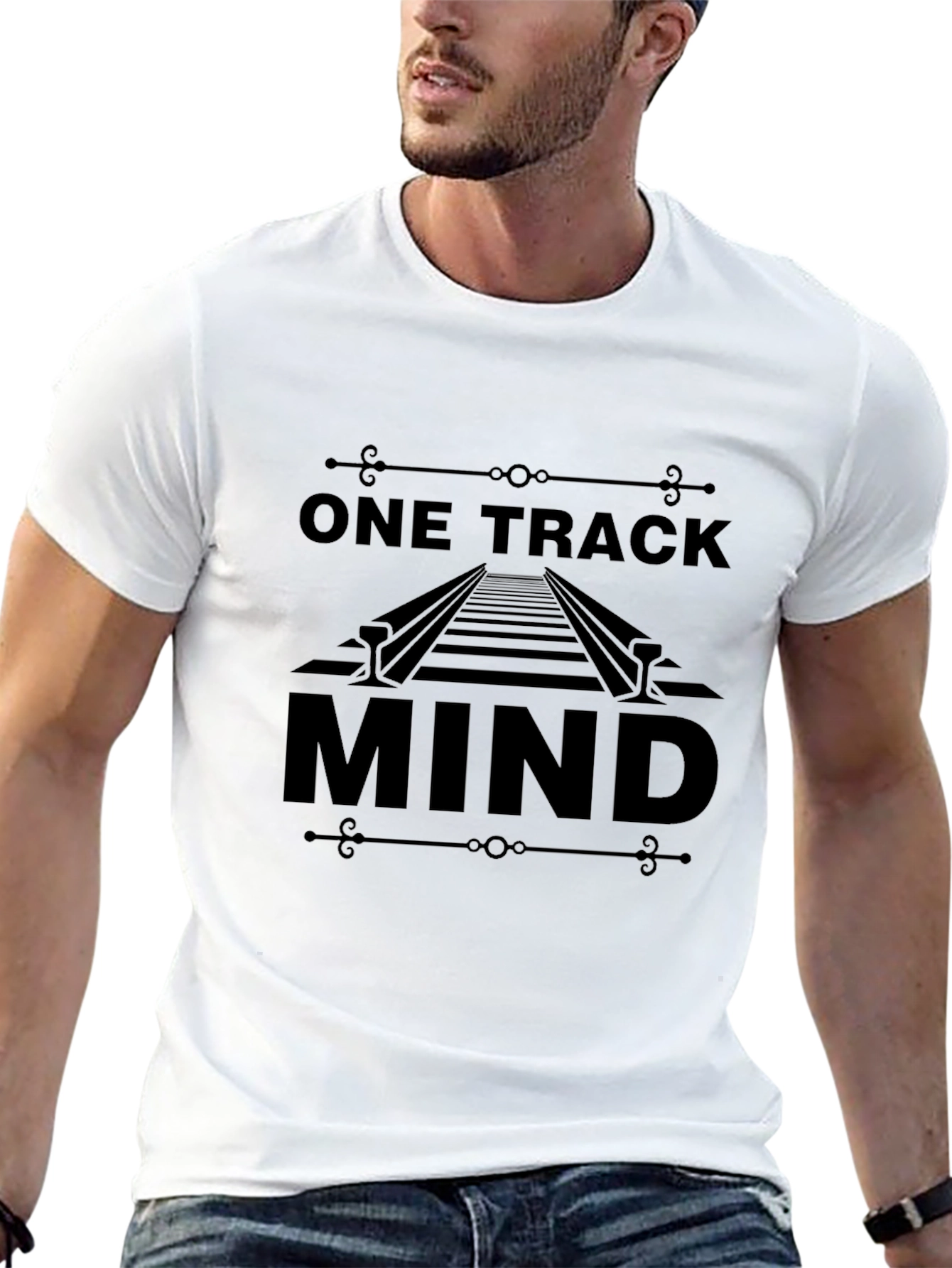 One Track Mind Graphic T-Shirt