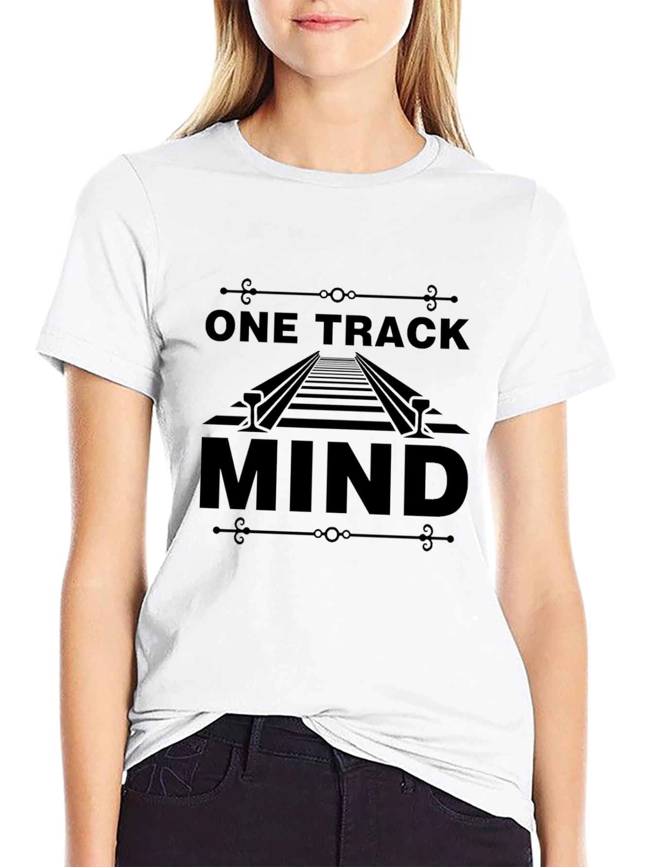 One Track Mind Graphic T-Shirt