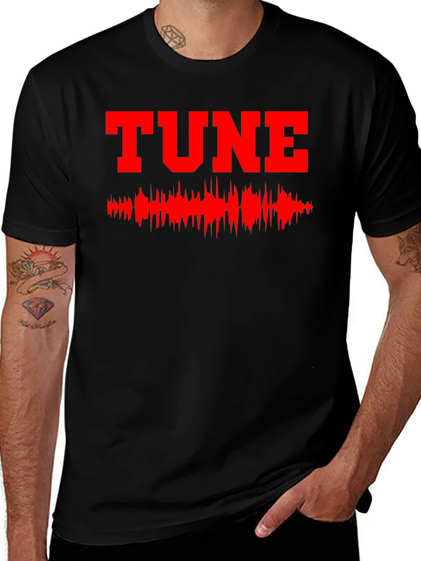 Tune Graphic Black T-Shirt