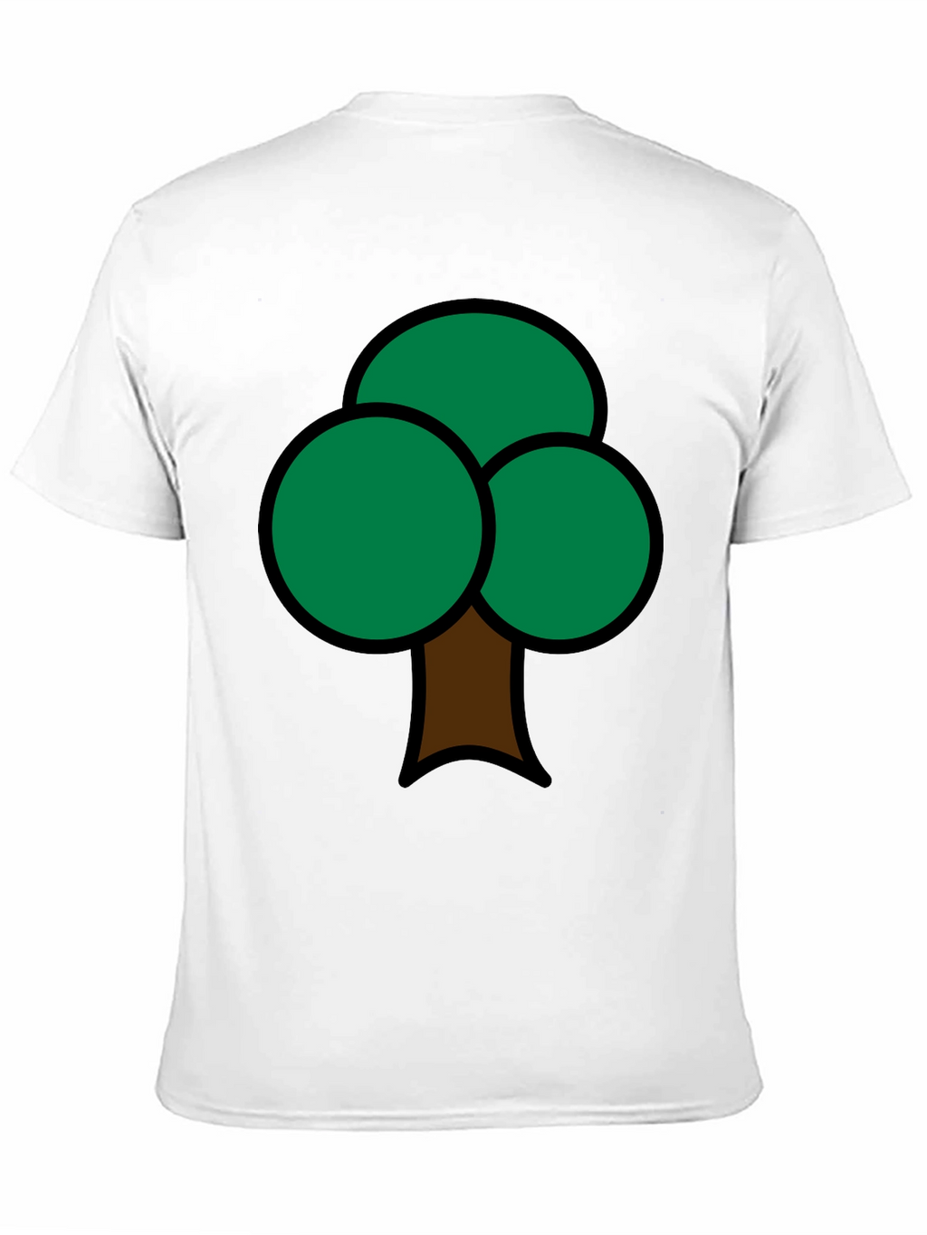 Fun Tree Graphic Print Mens T-Shirt