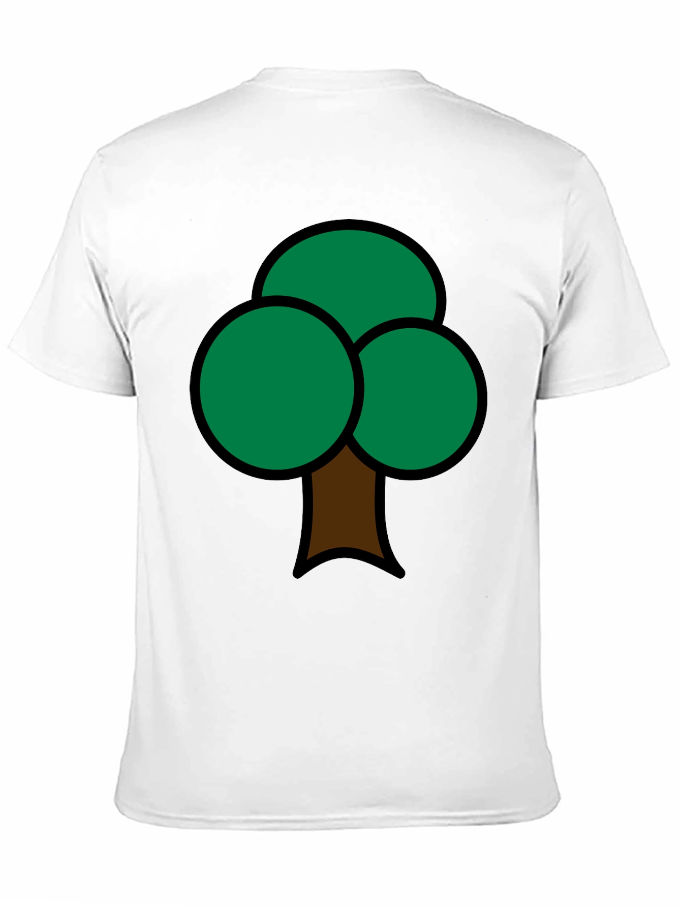 Fun Tree Graphic Print Mens T-Shirt