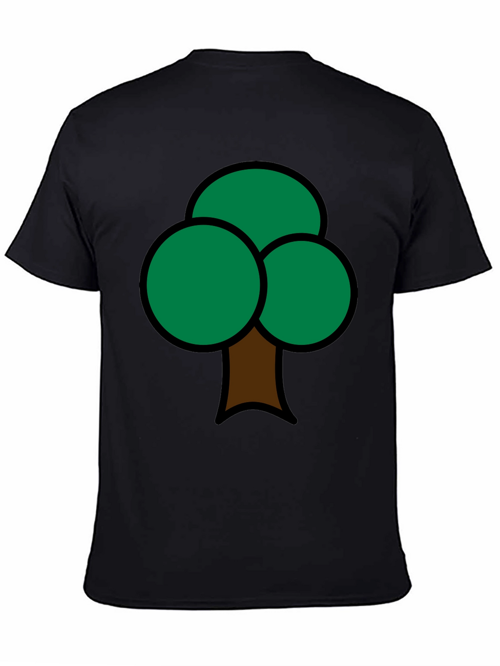 Fun Tree Graphic Print Mens T-Shirt