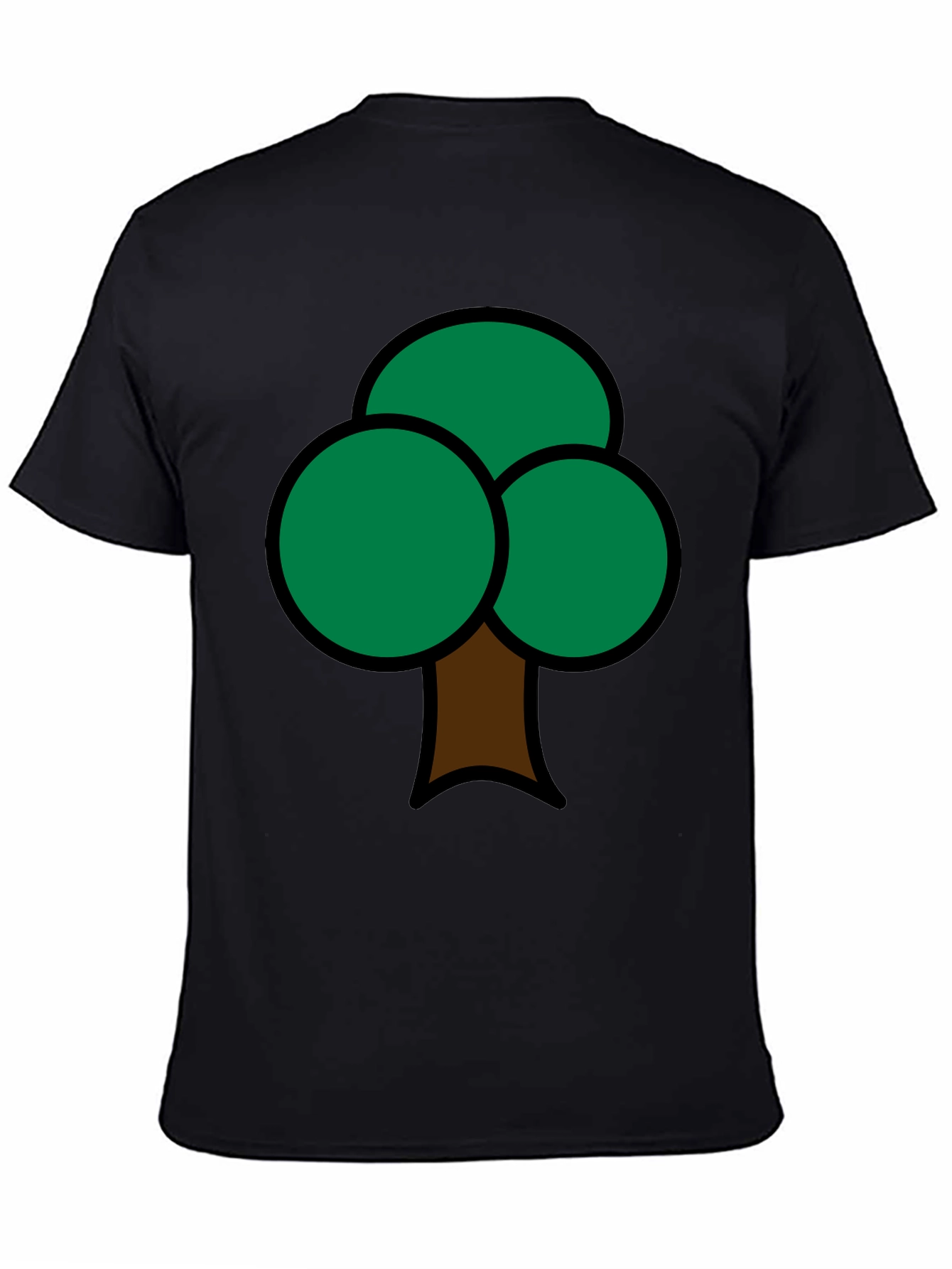 Fun Tree Graphic Print Mens T-Shirt