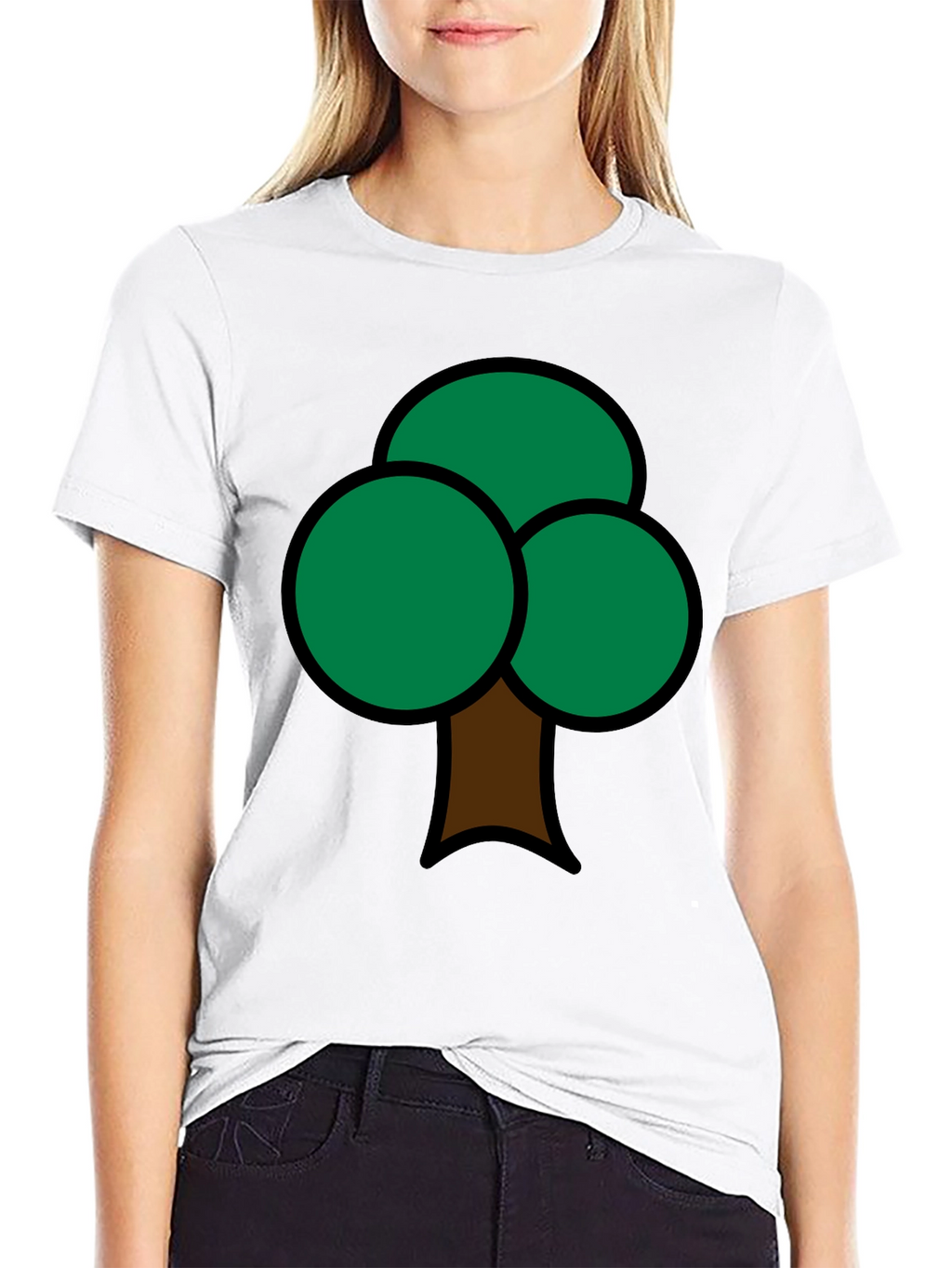 Fun Tree Graphic Print Mens T-Shirt