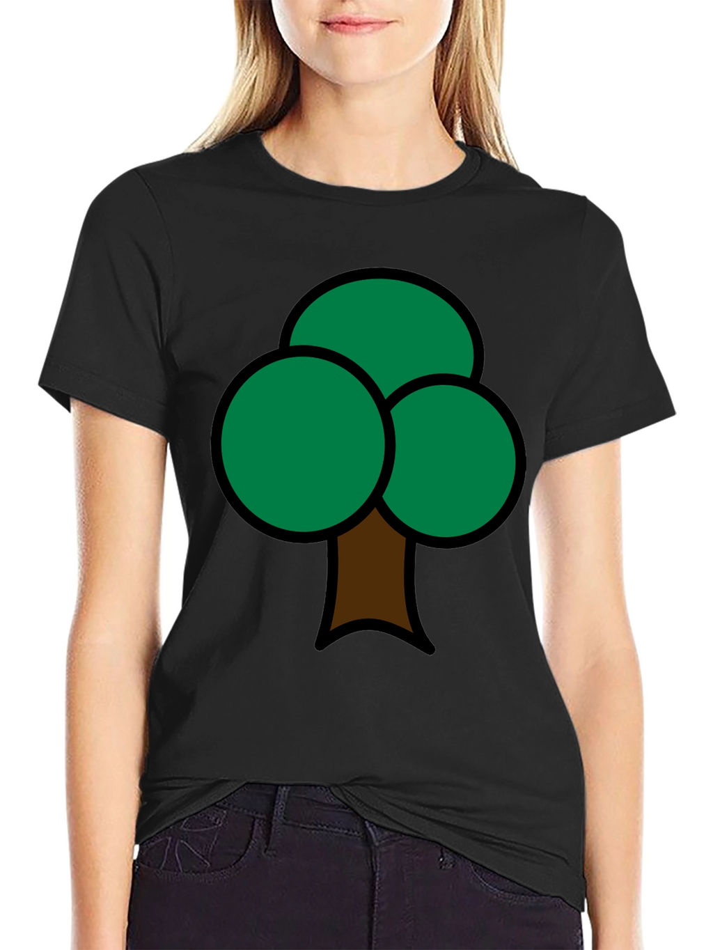 Fun Tree Graphic Print Mens T-Shirt