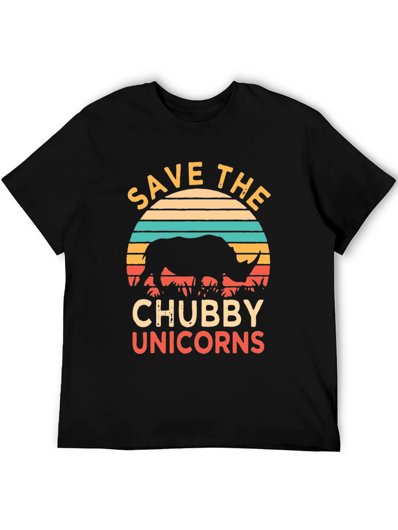 Save the Chubby Unicorns Rhino Graphic Tee