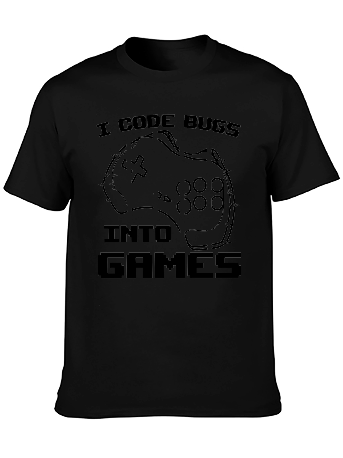 I Code Bugs Into Games T-Shirt Funny Programmer Gift