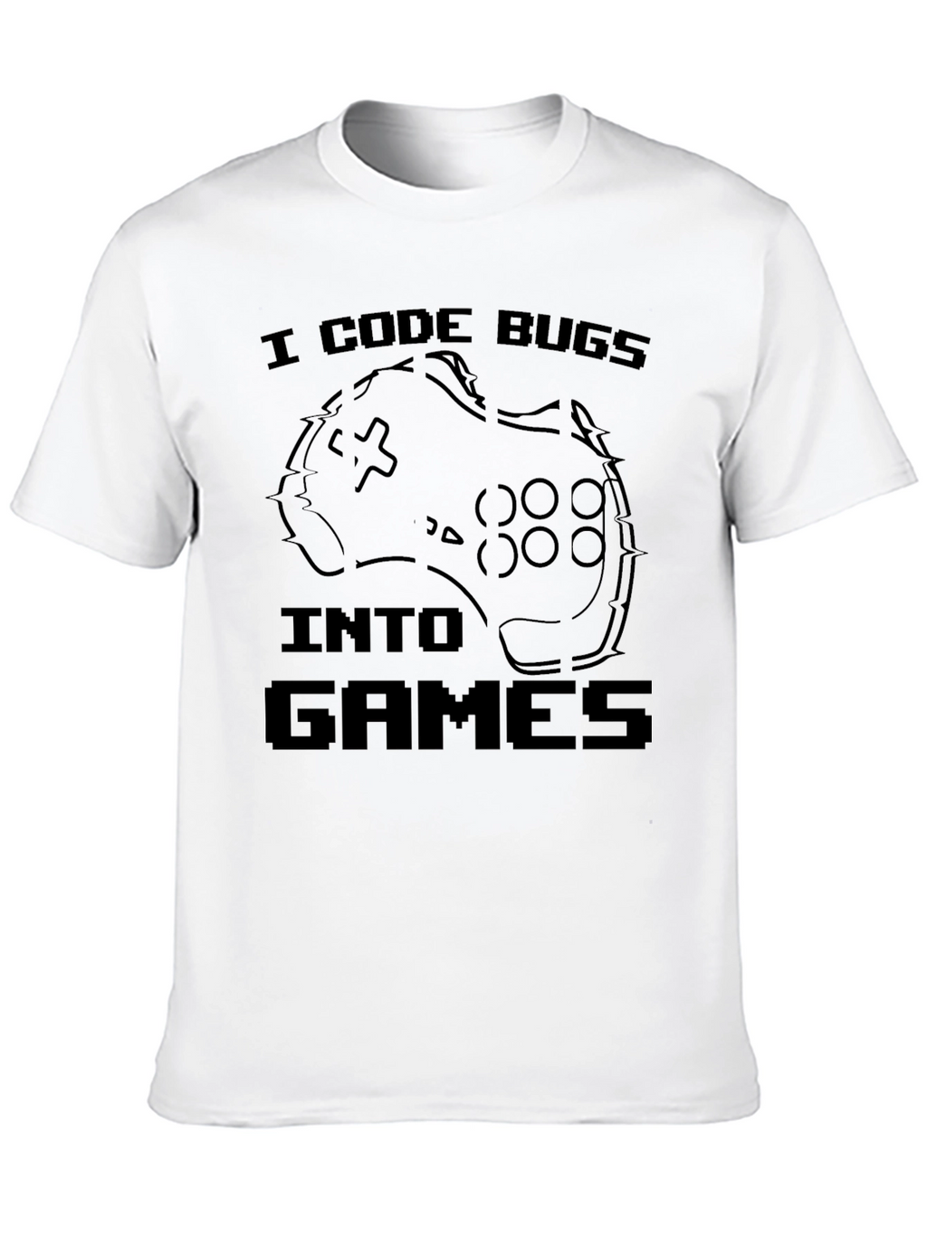 I Code Bugs Into Games T-Shirt Funny Programmer Gift