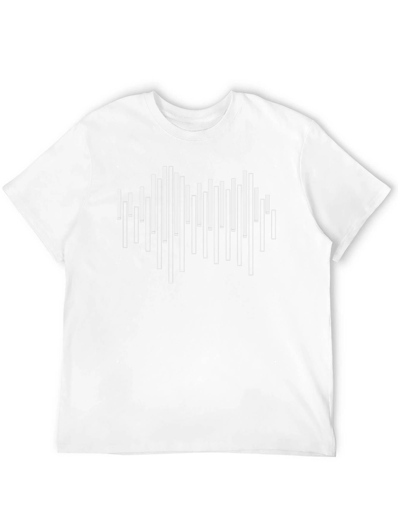 Cool Abstract Graphic Tee - Black Cotton Blend