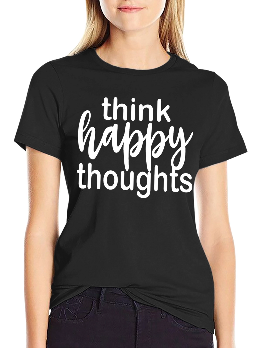 Think Happy Thoughts Graphic Tee