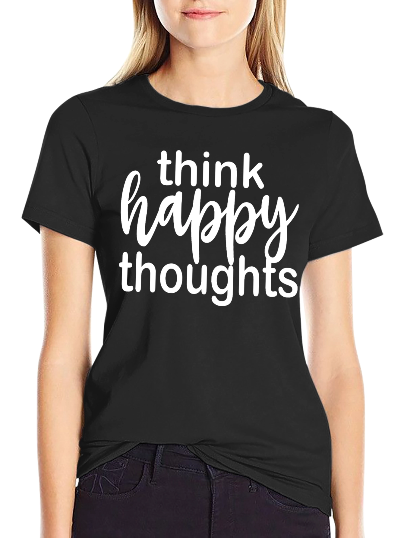 Think Happy Thoughts Graphic Tee