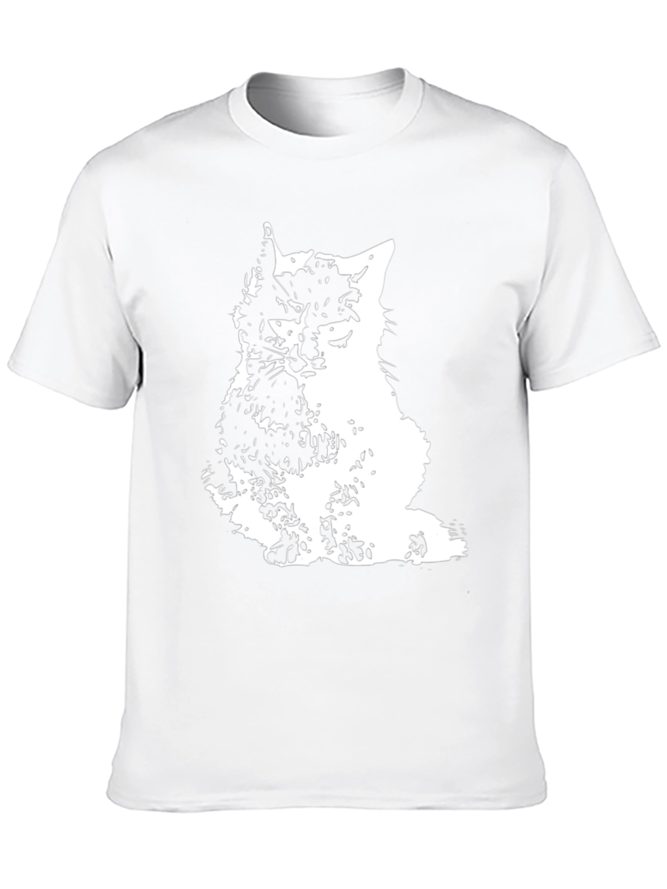 Cool Cat Graphic T-Shirt - Stylish Black Tee