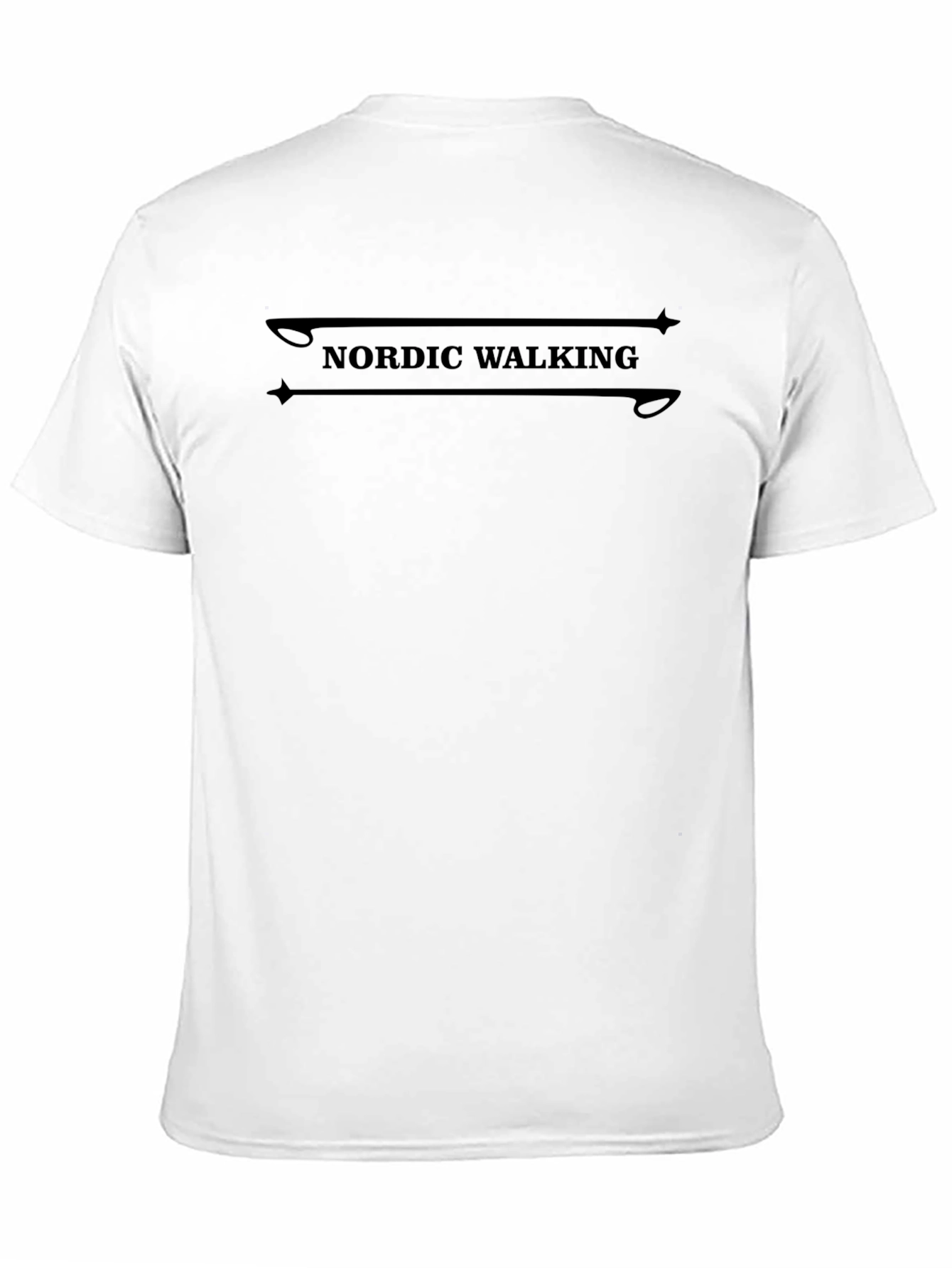 Nordic Walking Graphic T-Shirt - Unisex Adult