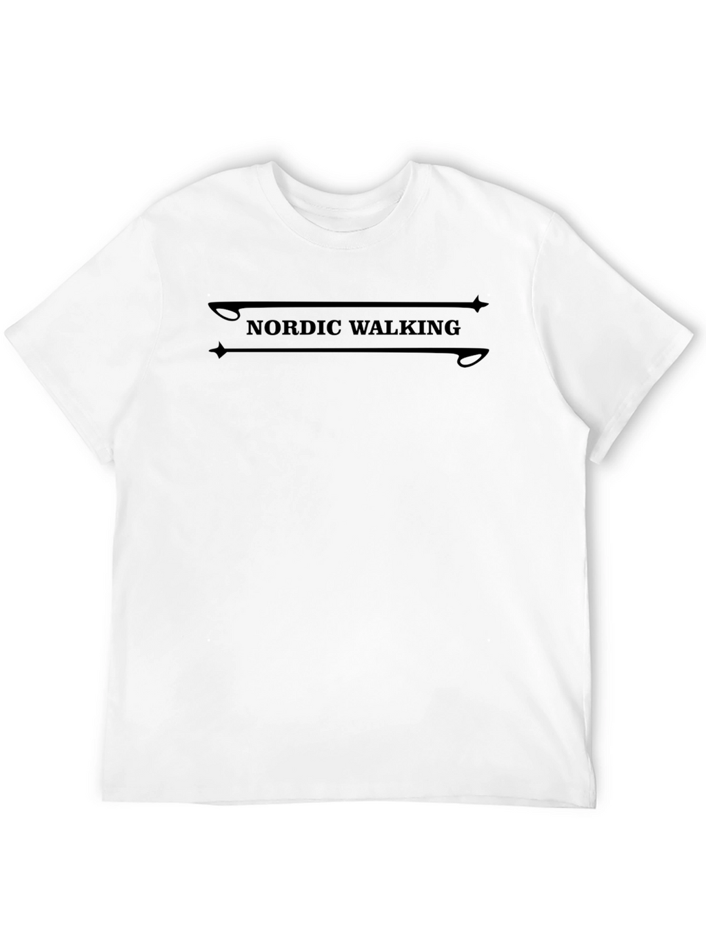 Nordic Walking Graphic T-Shirt - Unisex Adult