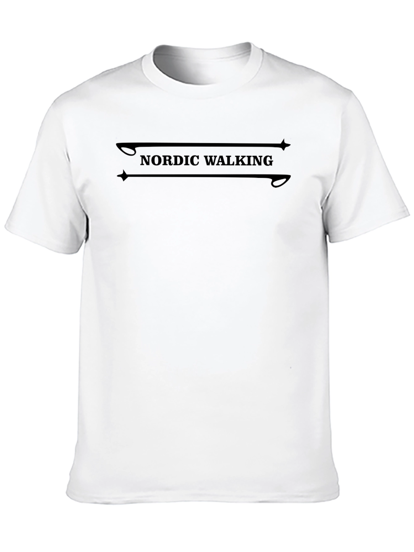 Nordic Walking Graphic T-Shirt - Unisex Adult