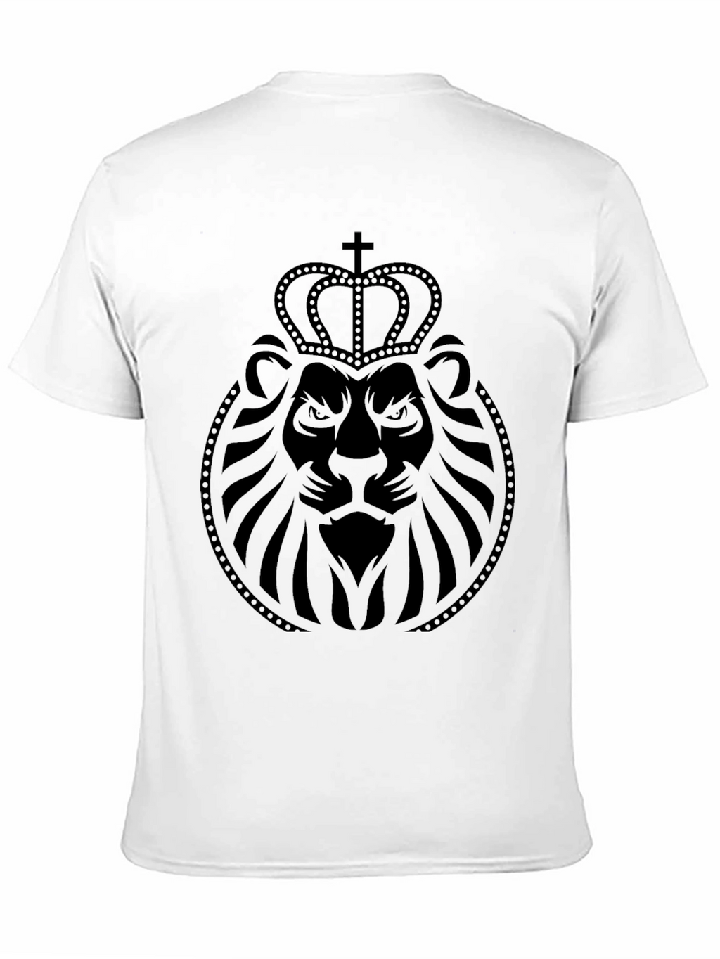 Lion Crown Graphic Tee - Black