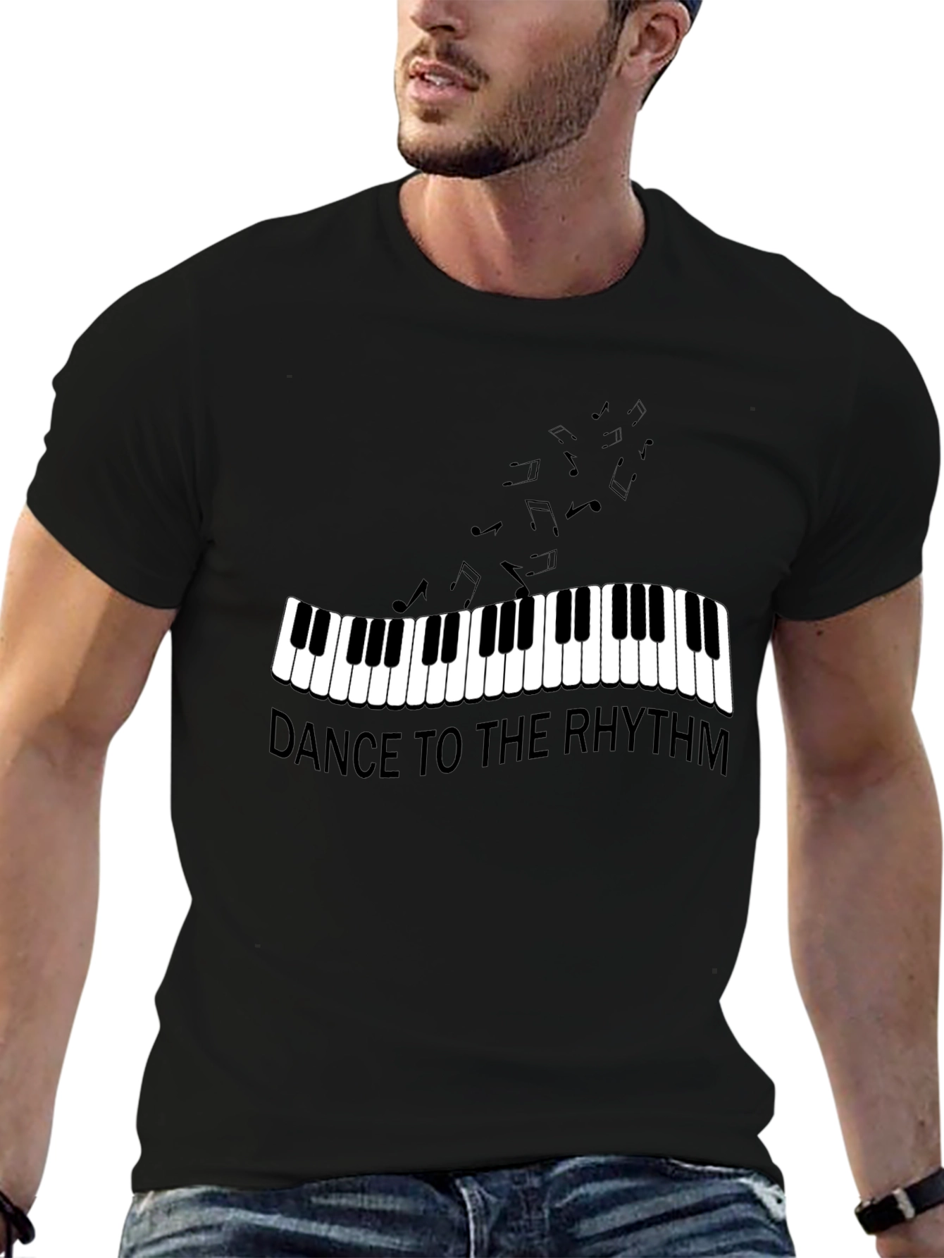Dance to the Rhythm Piano Music T-Shirt