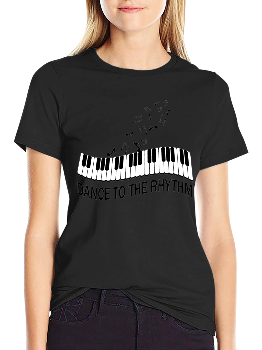 Dance to the Rhythm Piano Music T-Shirt