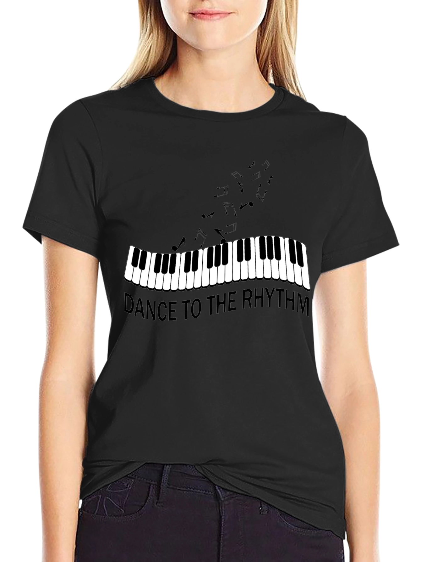 Dance to the Rhythm Piano Music T-Shirt